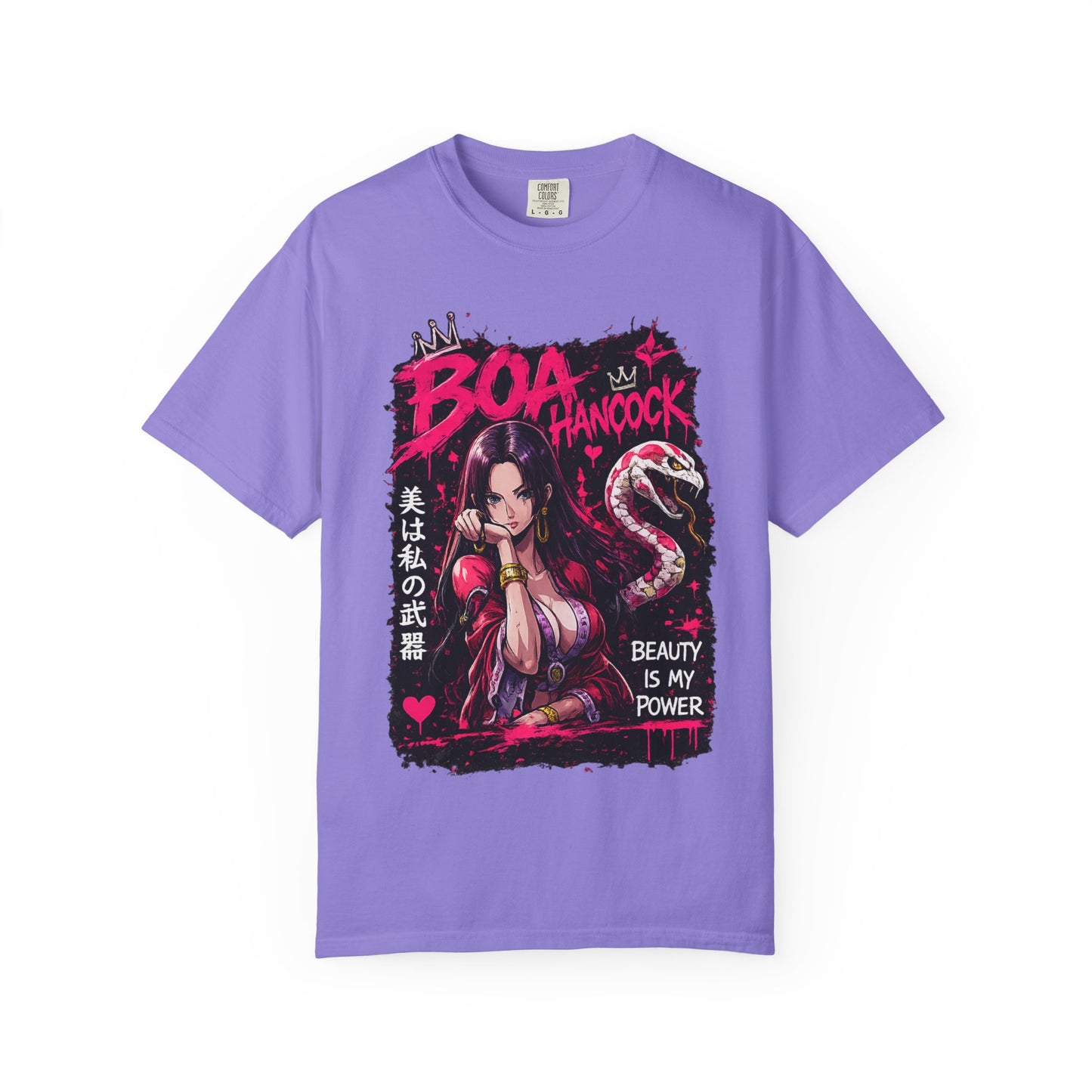 Boa Hancock Anime T-Shirt — "Beauty Is My Power" Graphic Tee