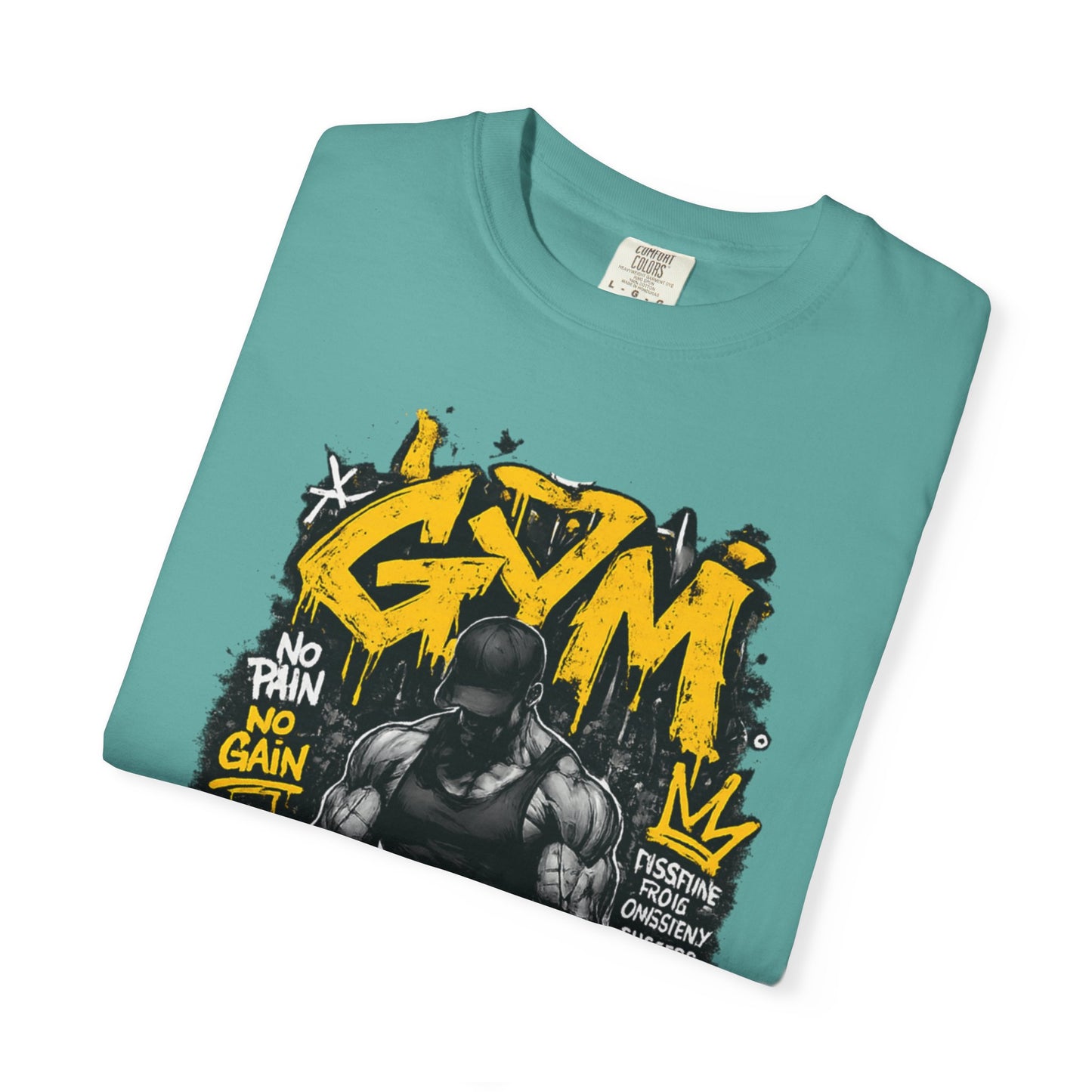 Gym Weightlifting Illustration T-shirt | Be Stronger Than Your Excuses
