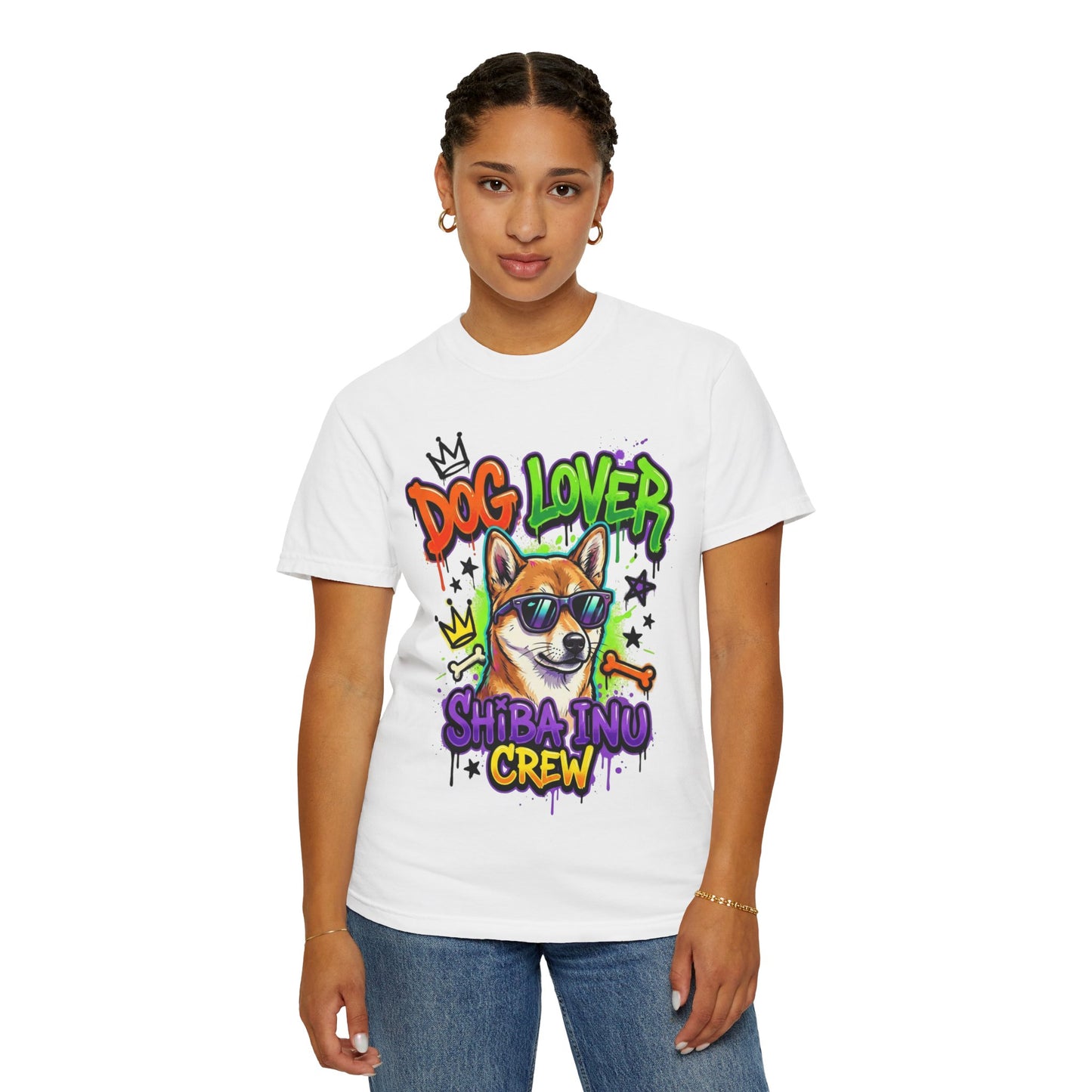 Dog Lover Shiba Inu Crew T-Shirt