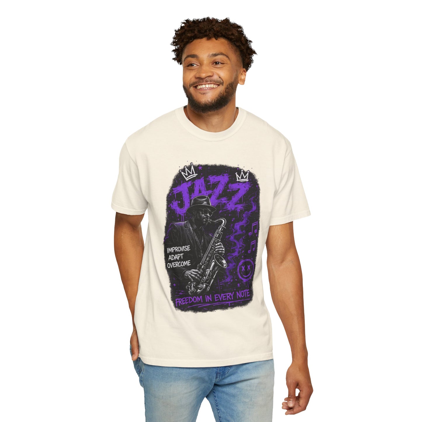 Jazz Saxophone T-Shirt — "Freedom in Every Note" Music Graphic Tee