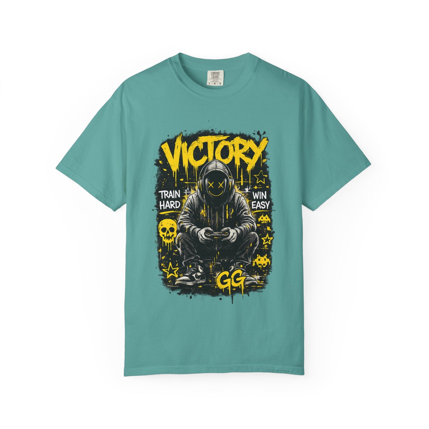 Victory Gamer Hooded Character T-shirt | GG Esports Graphic Tee