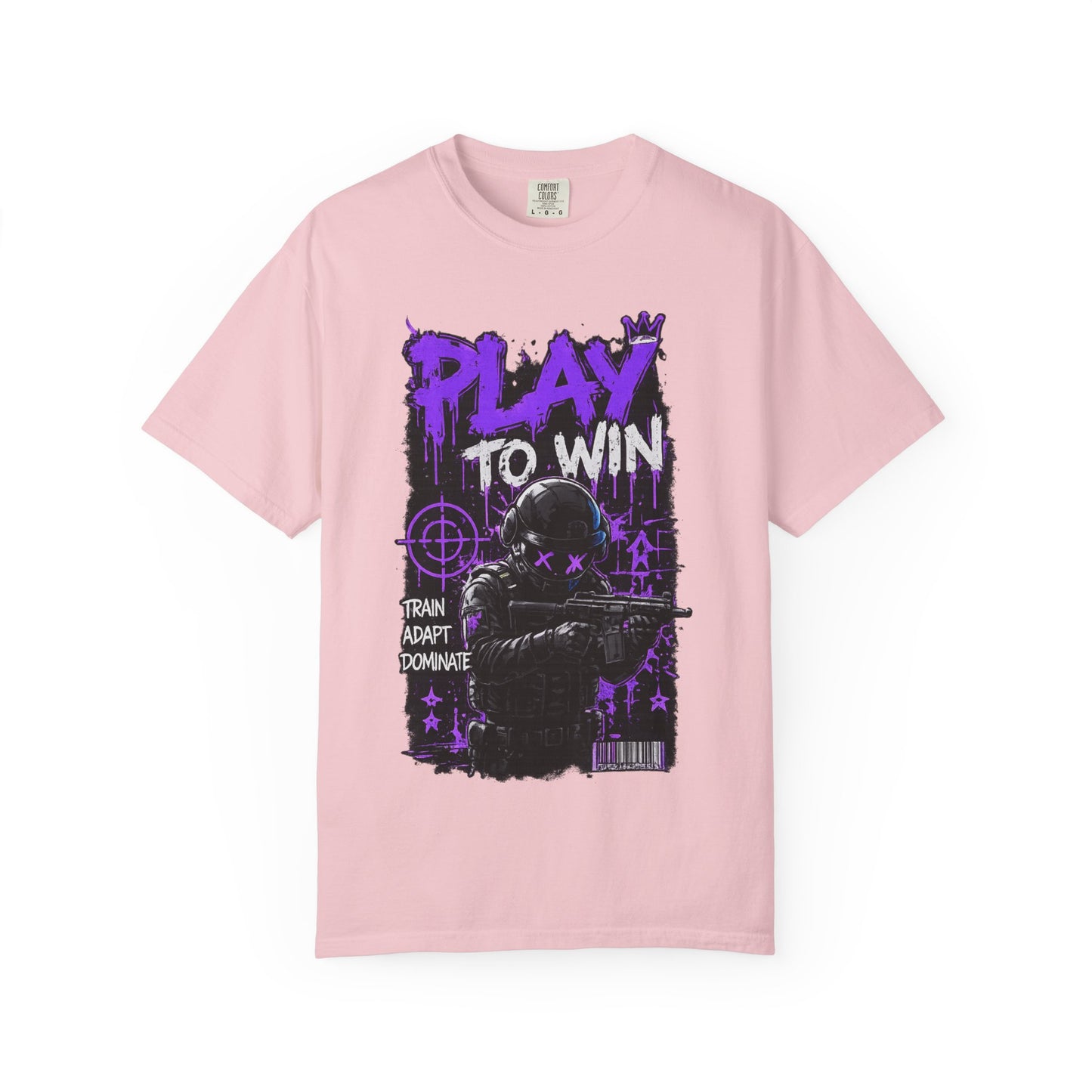 Play to Win Graphic T-Shirt — Gamer Tactical Design