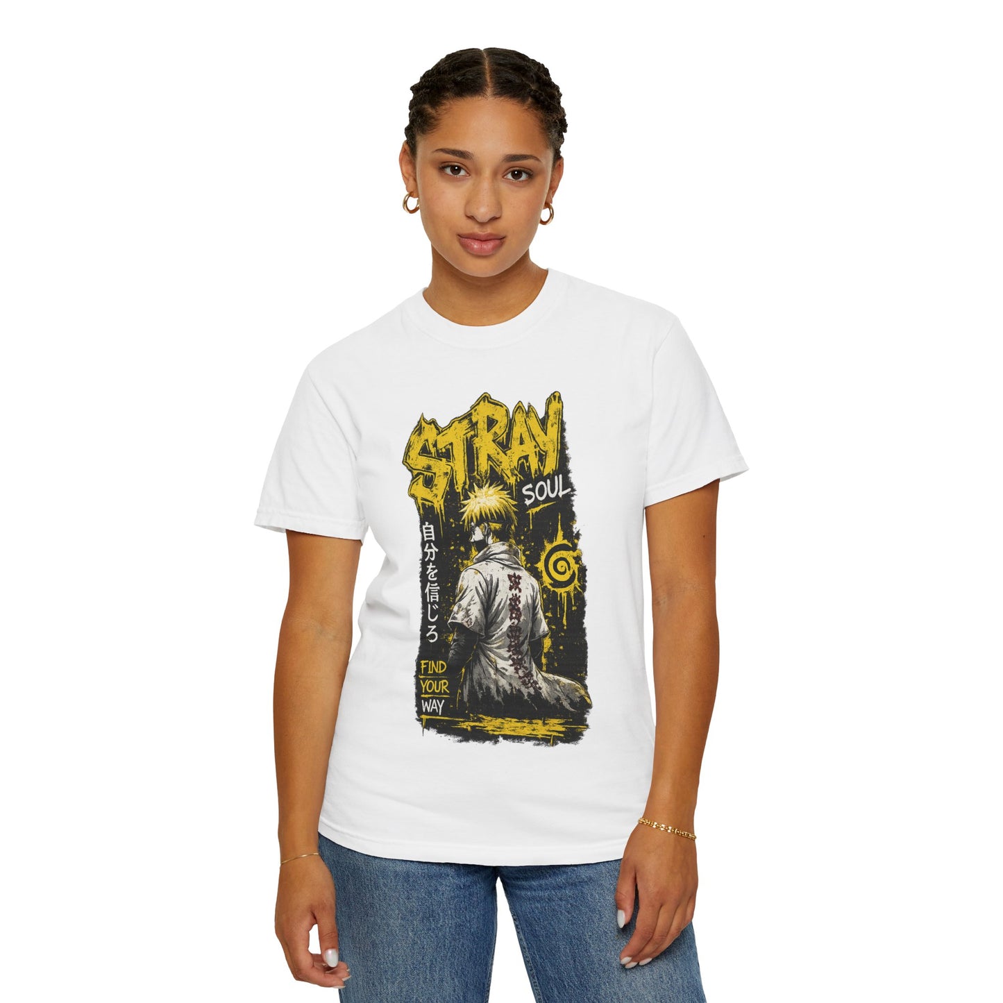Stray Soul Graphic T-Shirt — Find Your Way Anime Streetwear