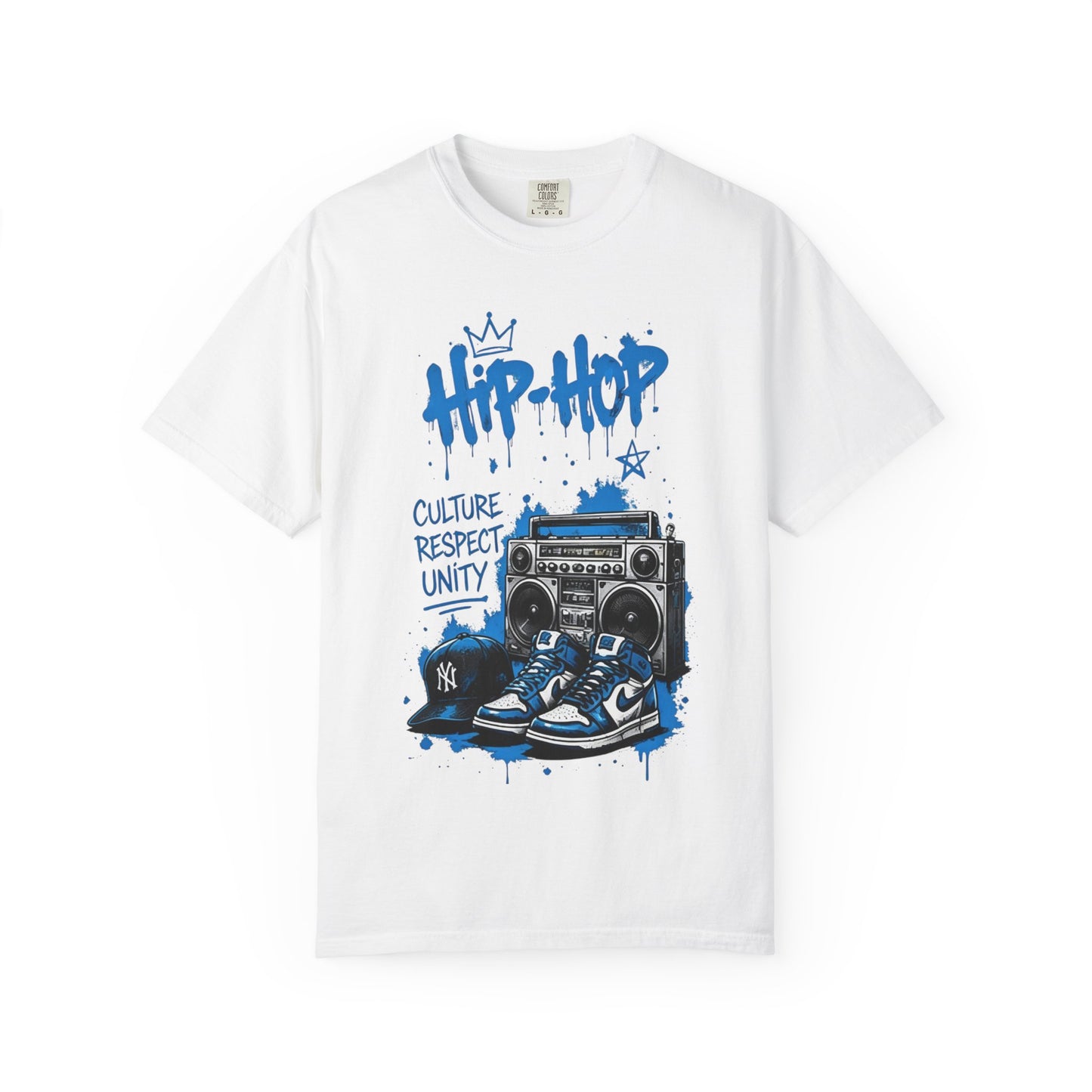 Hip-Hop Culture T-Shirt — "Hip-Hop: Culture Respect Unity" Graphic Tee