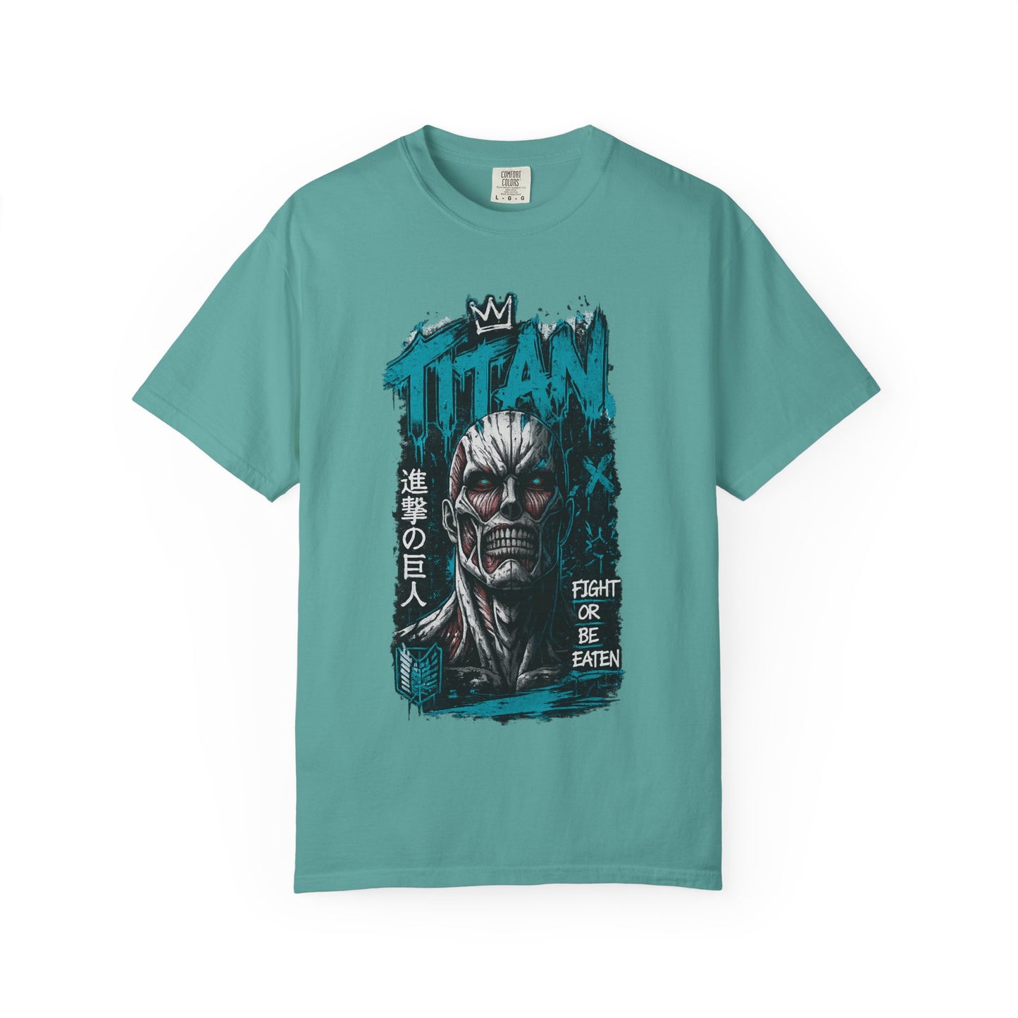 Titan Graphic T-Shirt — 'Fight or Be Eaten' Anime Tee