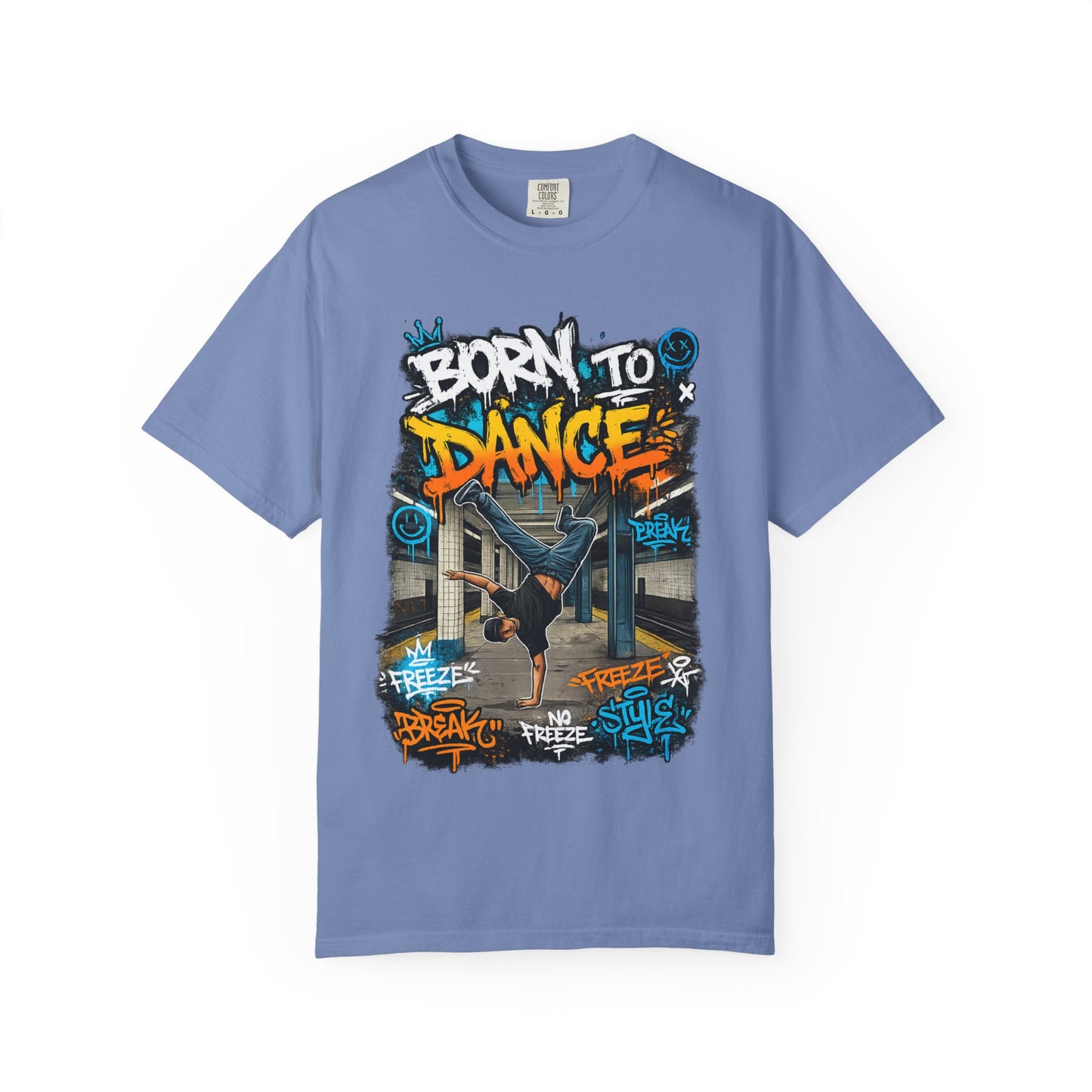 Born to Dance graffiti breakdance shirt | T-Shirt