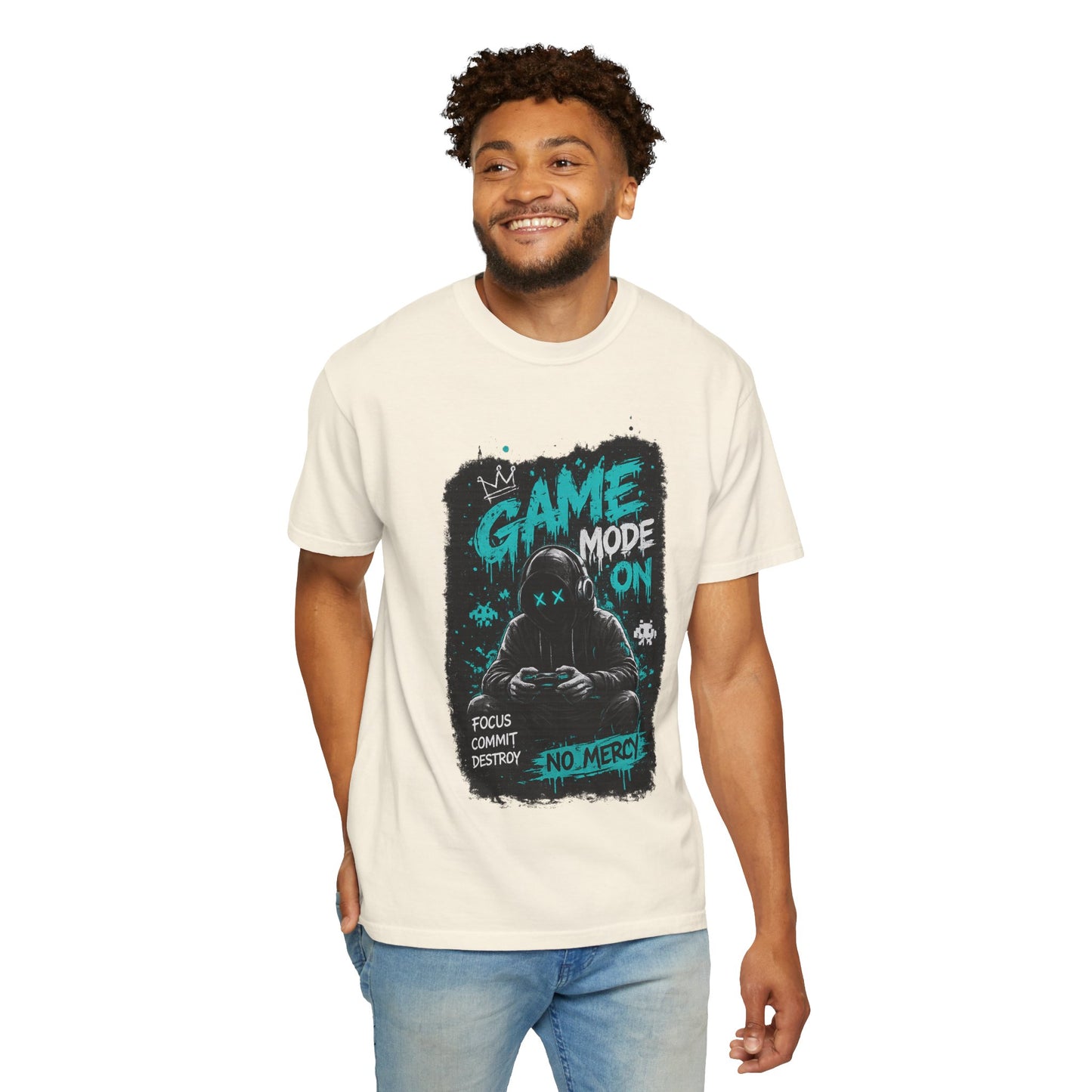 Gaming T-Shirt — "Game Mode On: No Mercy" Gamer Tee