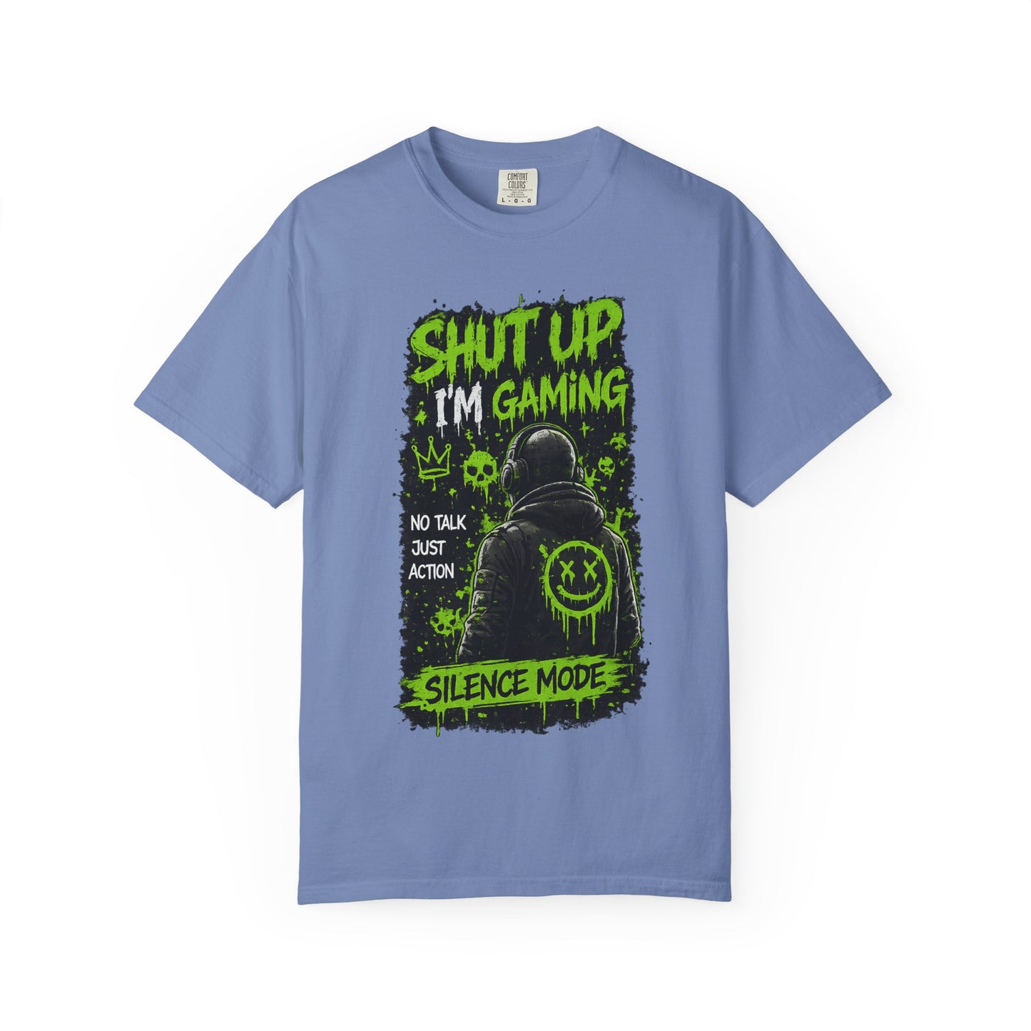 Shut Up I'm Gaming T-Shirt — 'Silence Mode' Gamer Graphic Tee