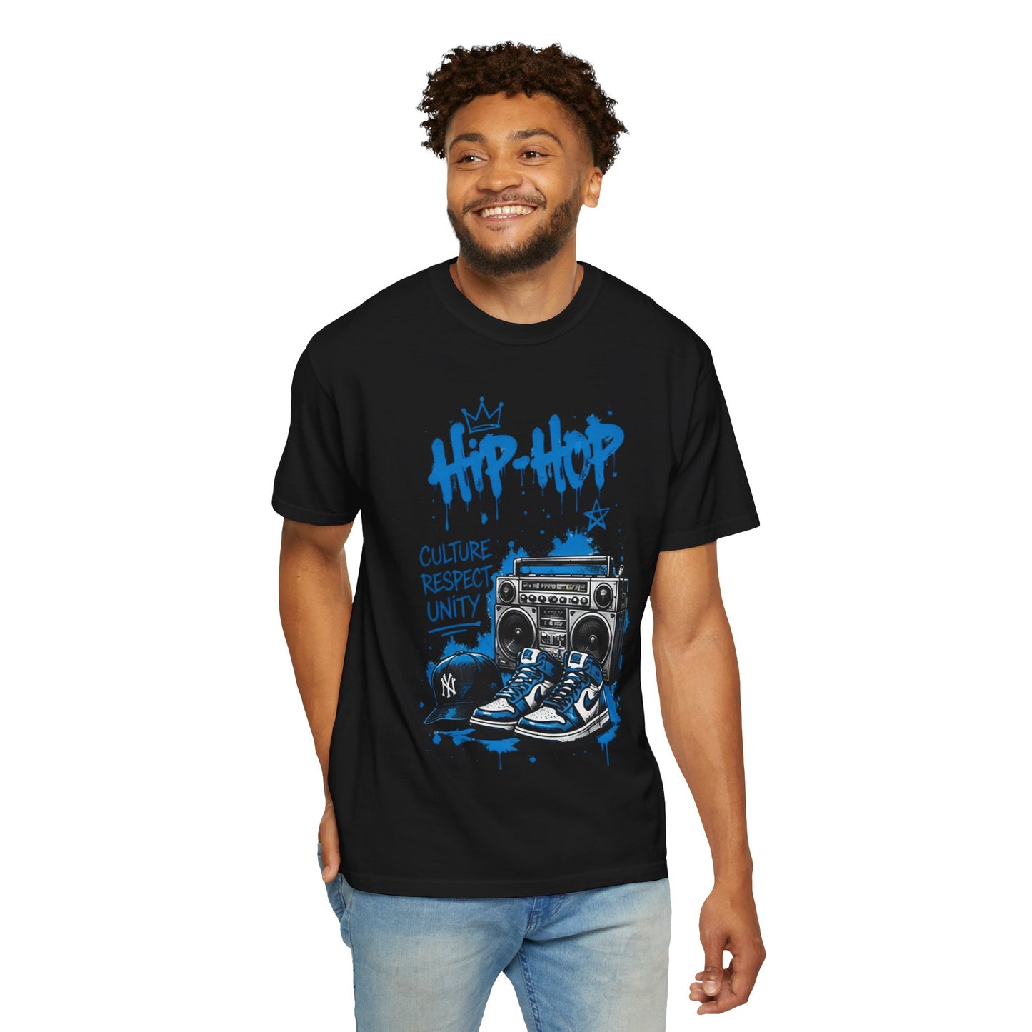 Hip-Hop Culture T-Shirt — "Hip-Hop: Culture Respect Unity" Graphic Tee