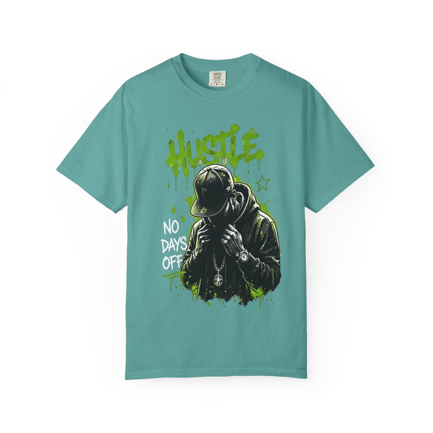 Hustle Graffiti T-Shirt — Urban Rapper Illustration