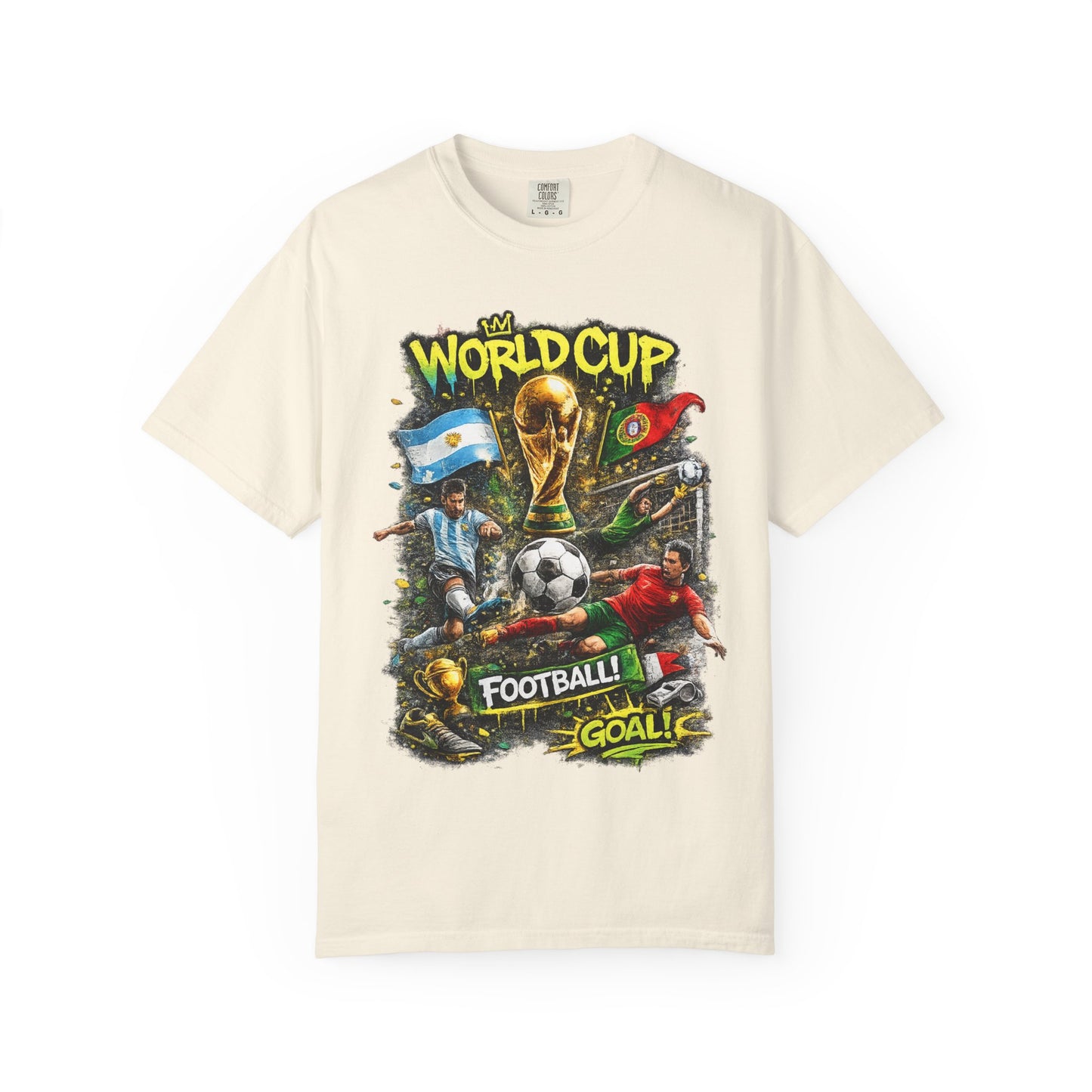 World Cup Soccer Players T-Shirt | Football Goal Graphic Tee