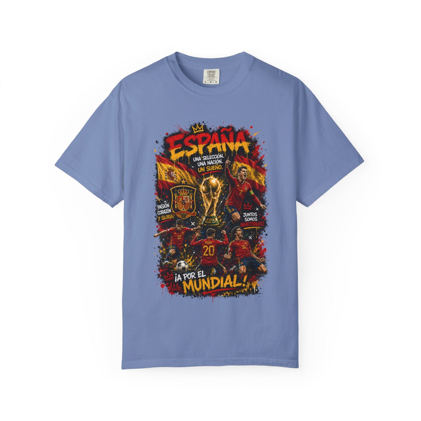 España World Cup Soccer Graphic Tee | España Mundial T-Shirt