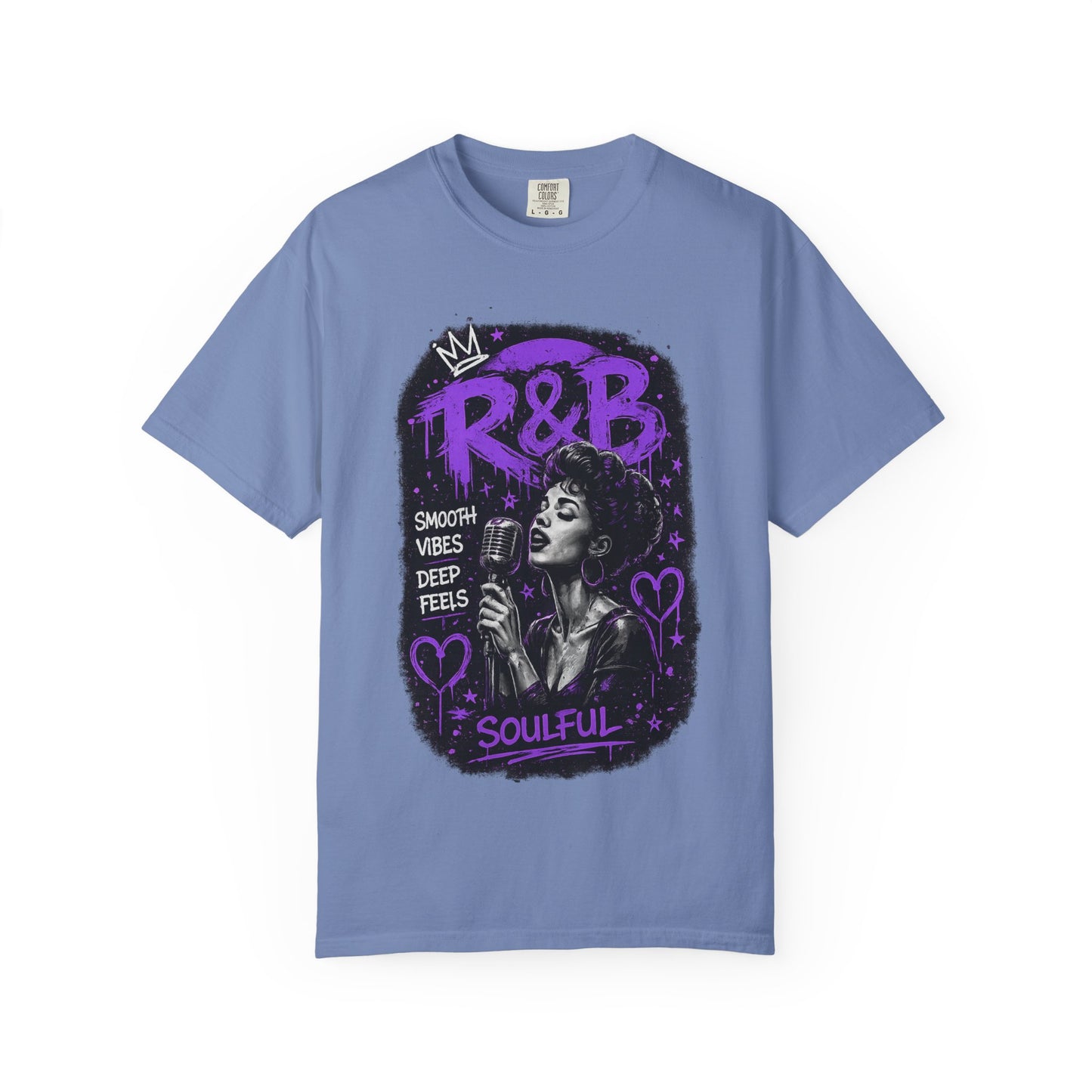 R&B Soulful Music Graphic T-Shirt — "Smooth Vibes, Deep Feels"