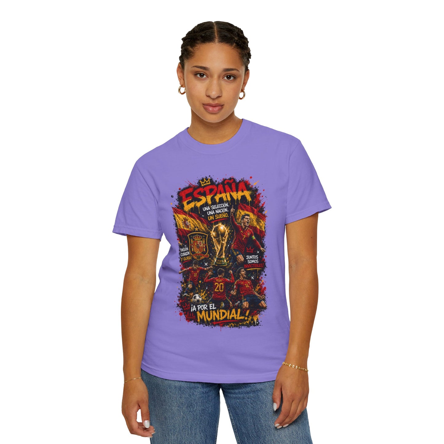 España World Cup Soccer Graphic Tee | España Mundial T-Shirt