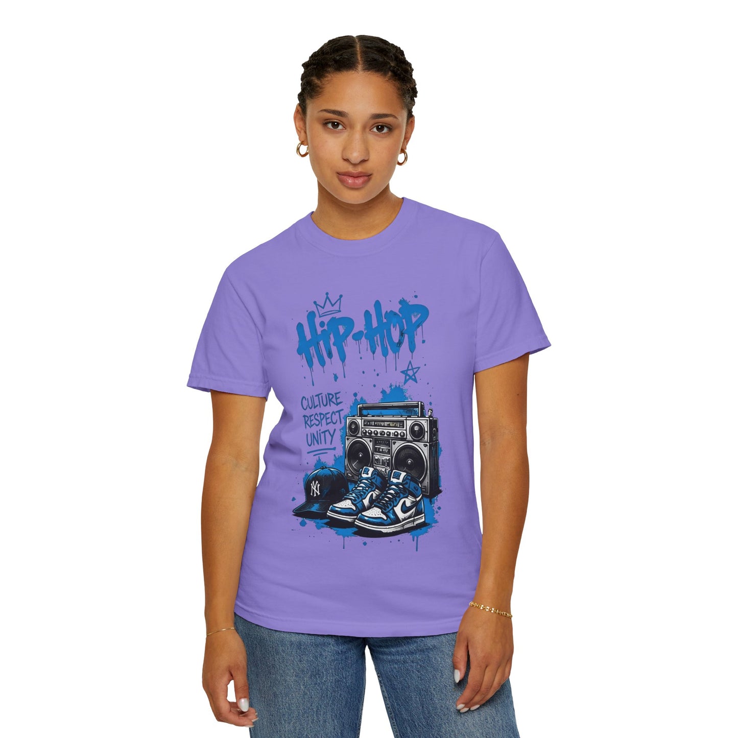 Hip-Hop Culture T-Shirt — "Hip-Hop: Culture Respect Unity" Graphic Tee