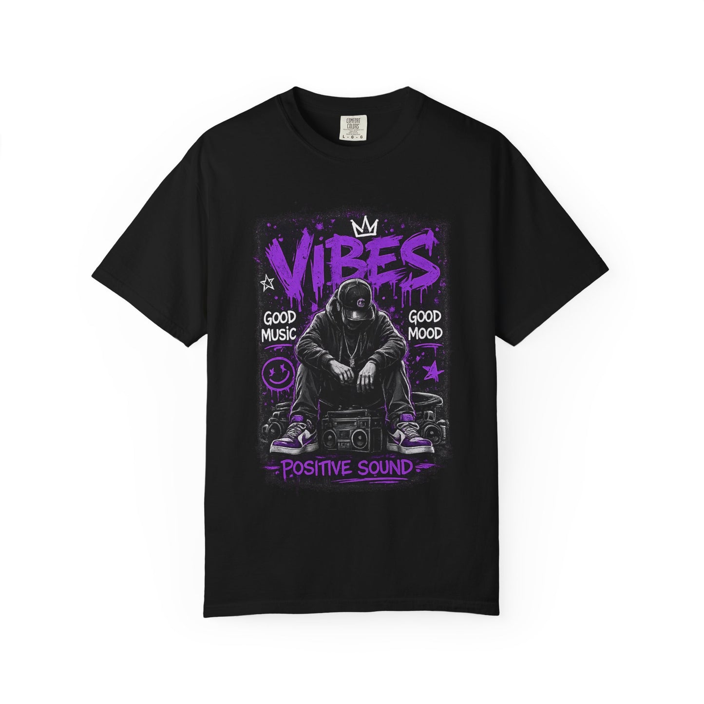 Vibes Graphic T-Shirt — Positive Sound Music Tee