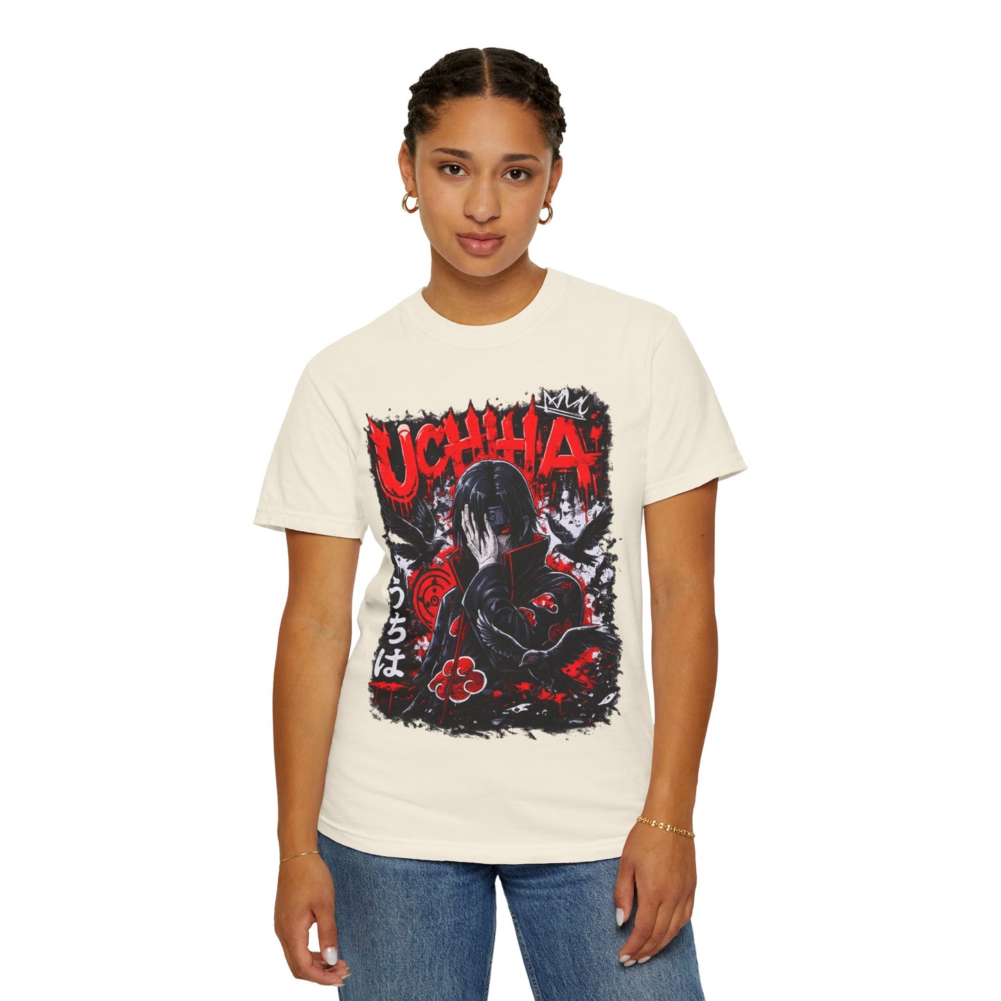 Uchiha Anime Graphic T-Shirt — Dark Manga Ninja Art Tee