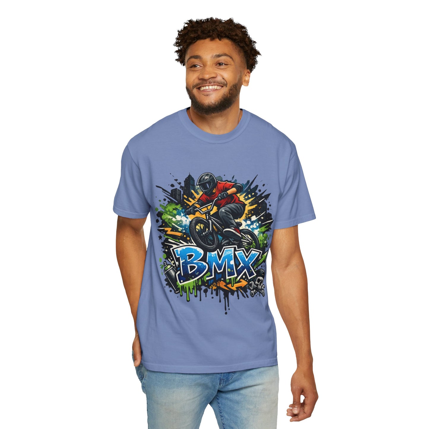 BMX Graffiti Rider T-Shirt — Extreme BMX Bike Tee