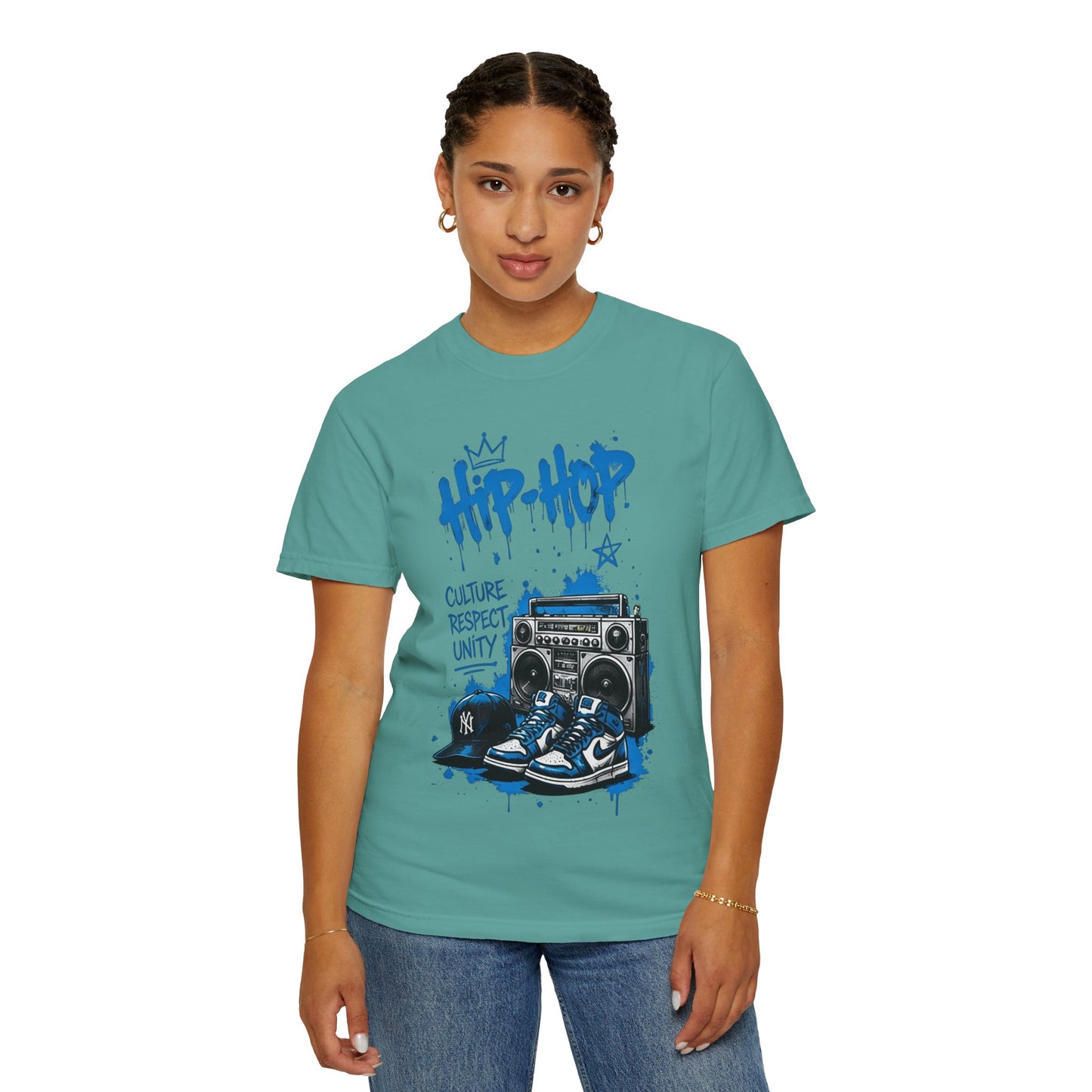 Hip-Hop Culture T-Shirt — "Hip-Hop: Culture Respect Unity" Graphic Tee