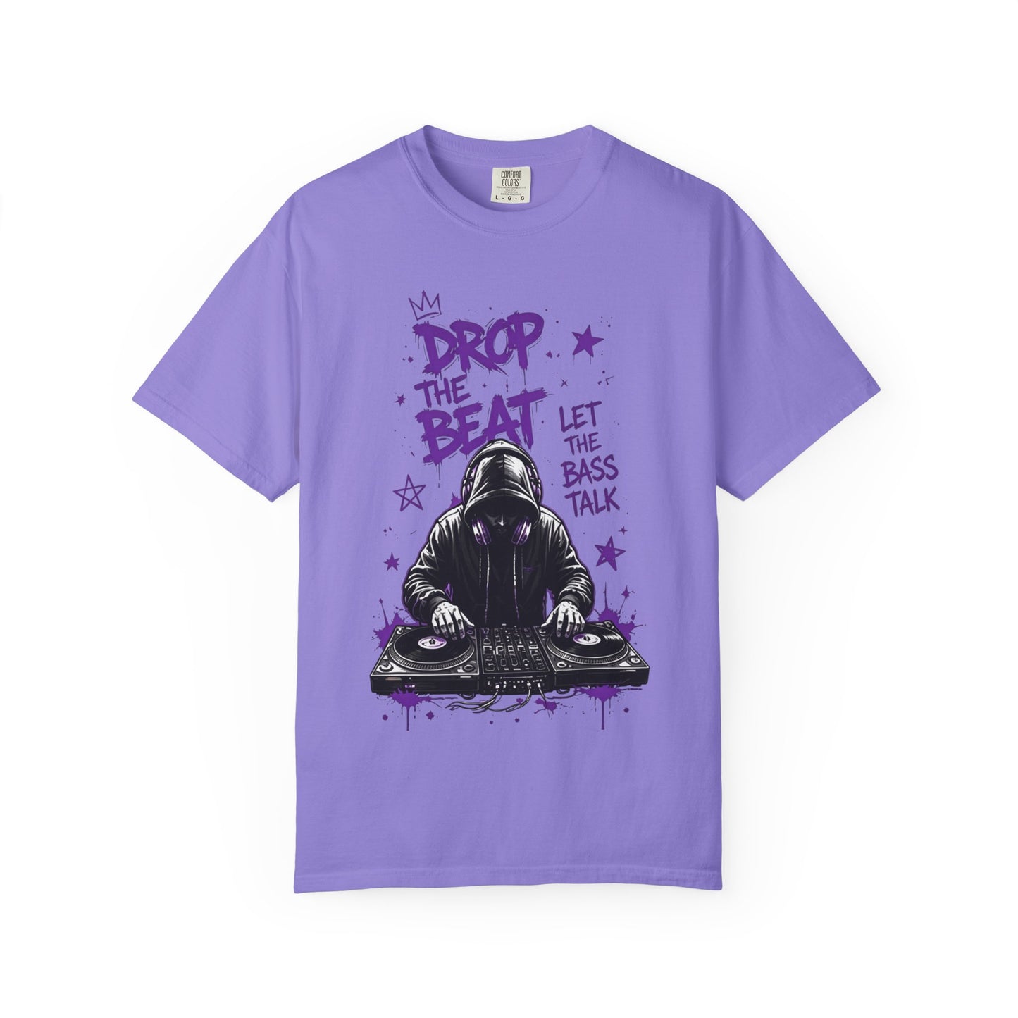 Drop the Beat DJ T-Shirt — "Let the Bass Talk" Graphic Tee