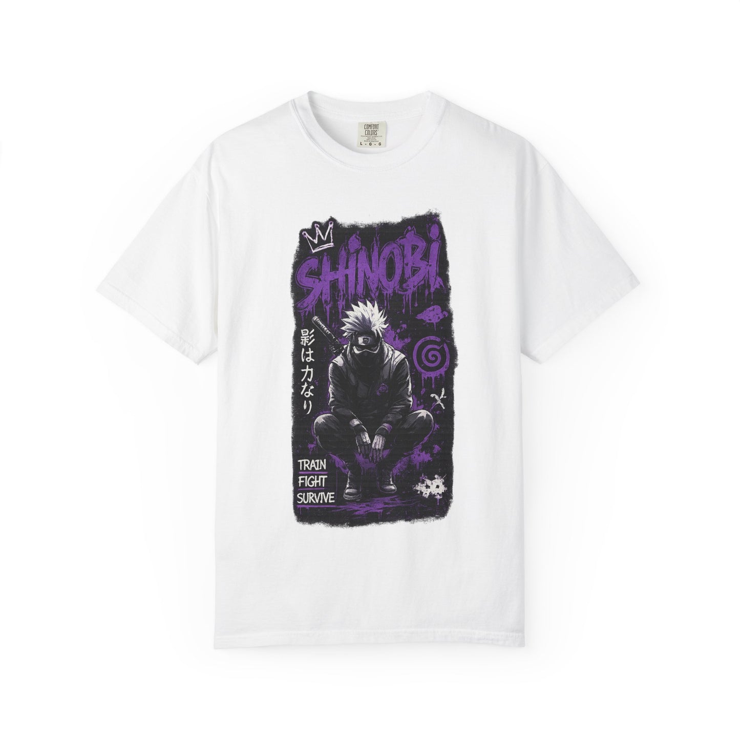 Shinobi Graphic T-Shirt — Ninja Anime Tee (Train Fight Survive)