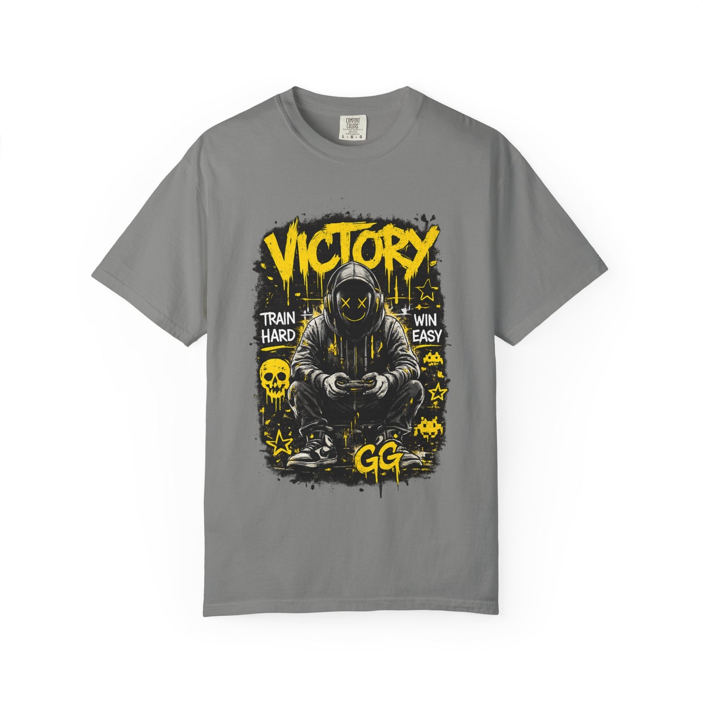 Victory Gamer Hooded Character T-shirt | GG Esports Graphic Tee
