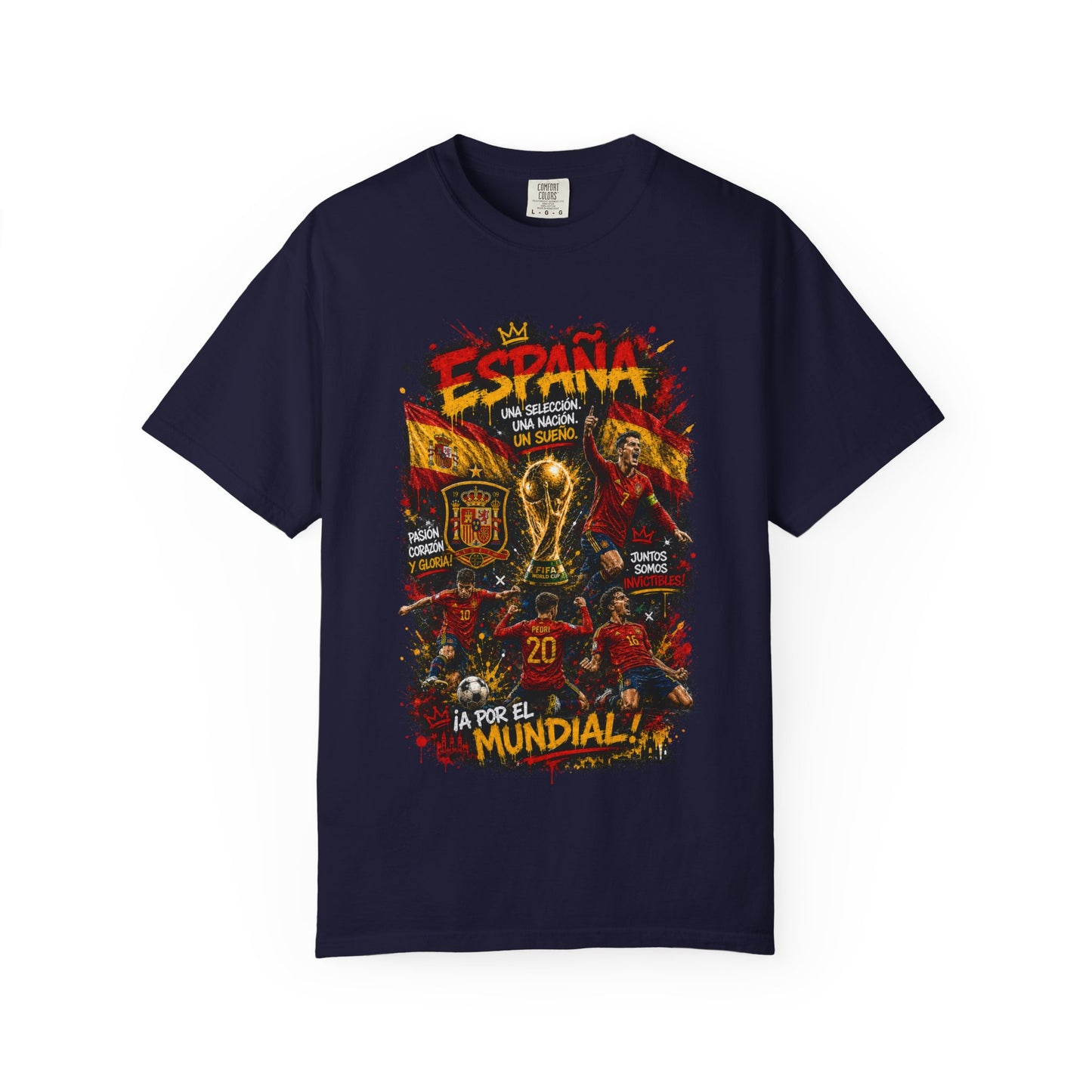España World Cup Soccer Graphic Tee | España Mundial T-Shirt
