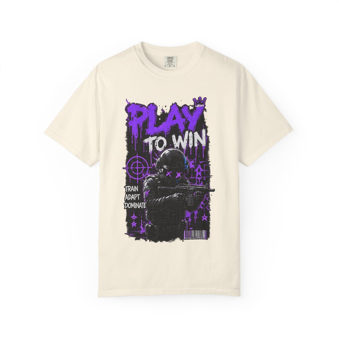 Play to Win Graphic T-Shirt — Gamer Tactical Design