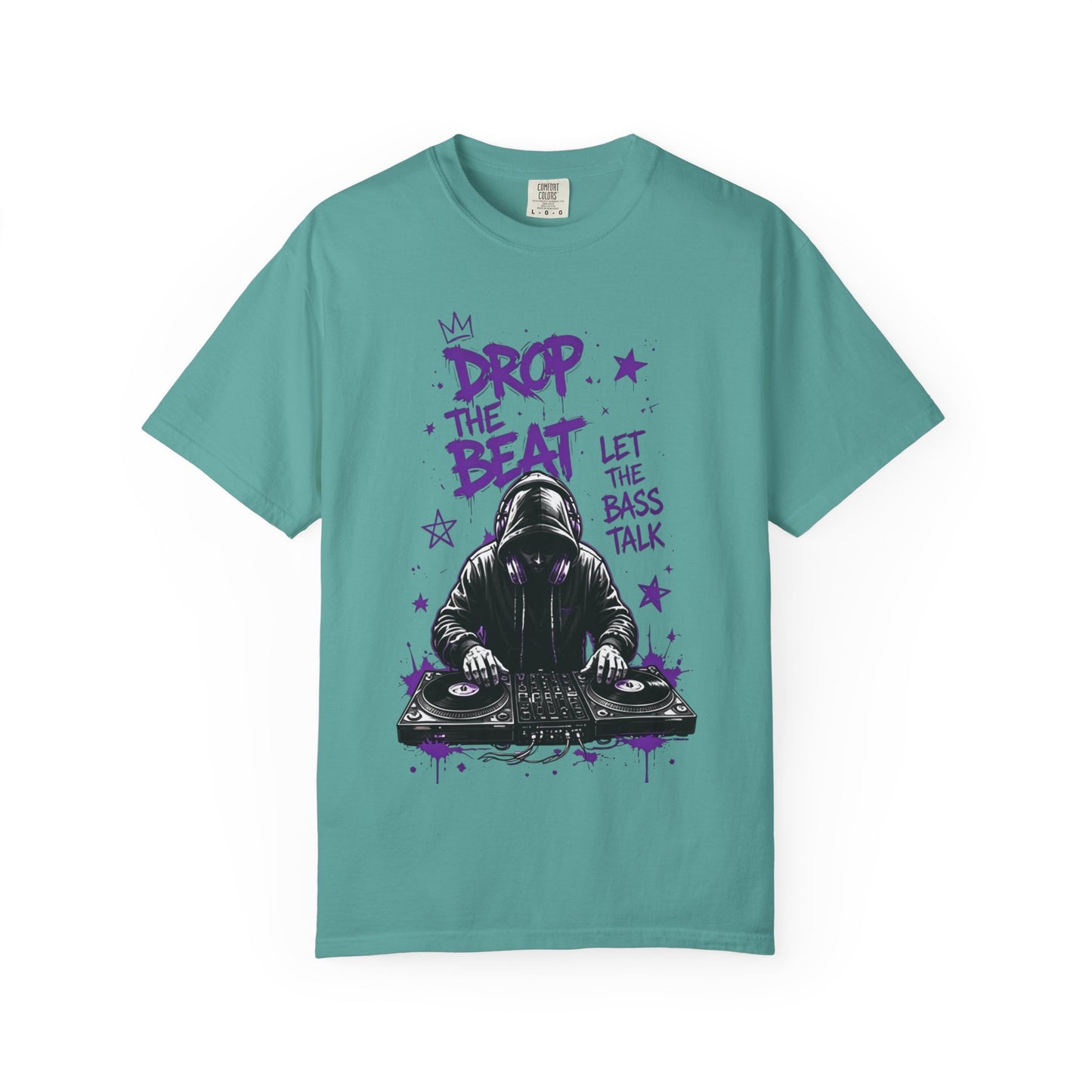 Drop the Beat DJ T-Shirt — "Let the Bass Talk" Graphic Tee
