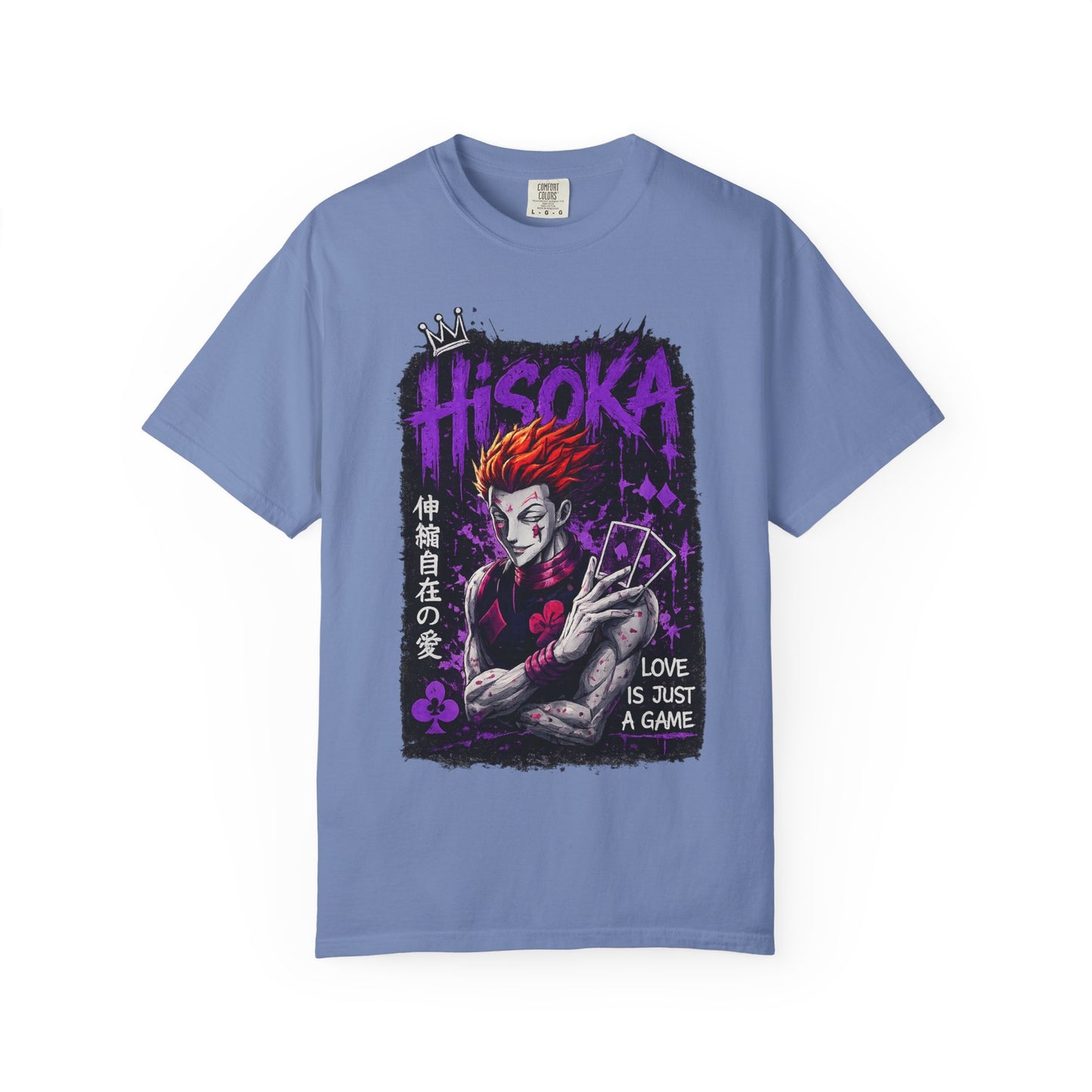 Hisoka Anime Graphic T-Shirt — "Love Is Just a Game" Villain Tee