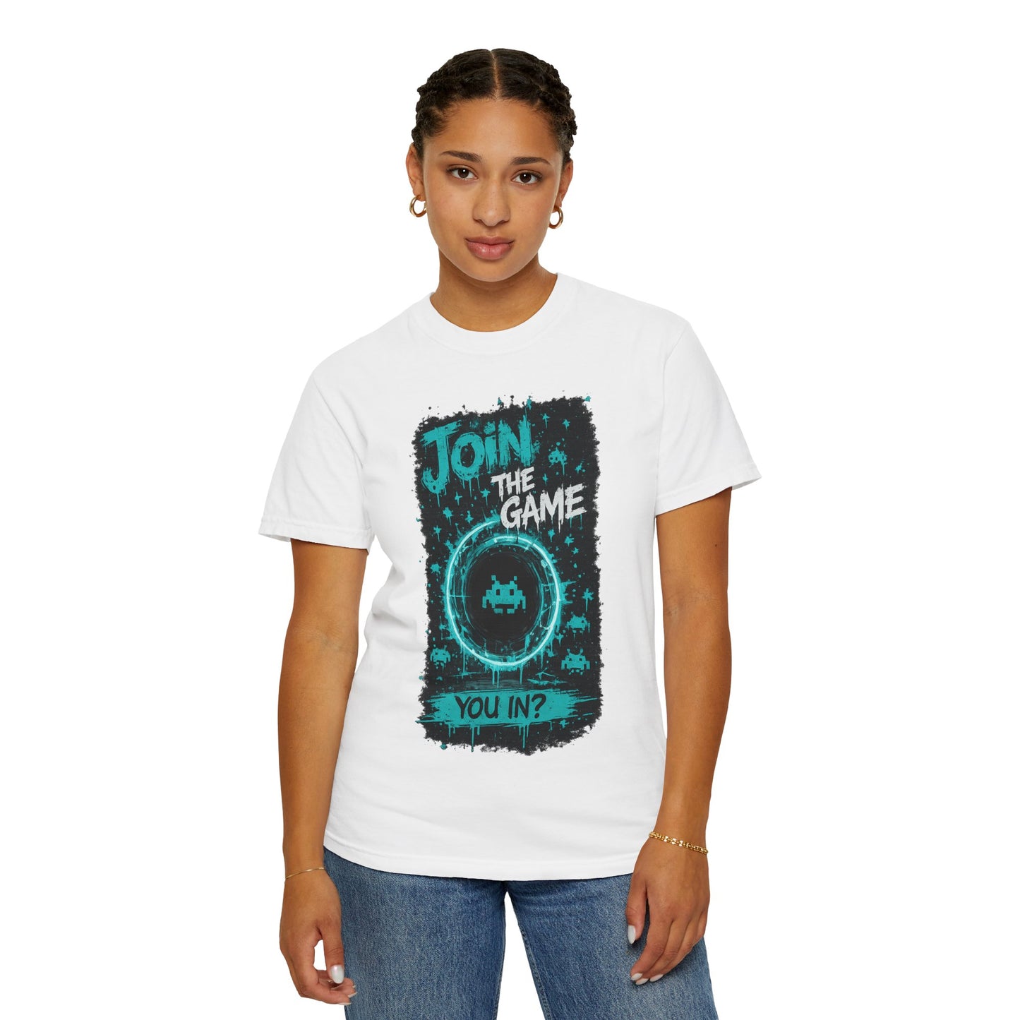 Join The Game Retro Arcade T-Shirt — 'You In?' Gamer Graphic Tee
