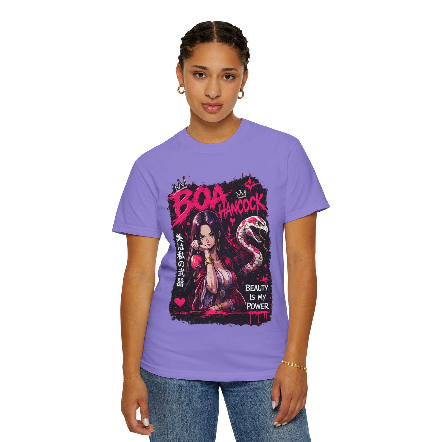 Boa Hancock Anime T-Shirt — "Beauty Is My Power" Graphic Tee