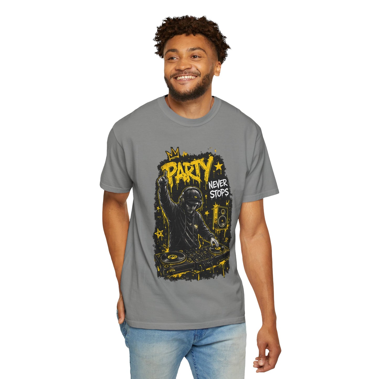 Party Never Stops DJ T-Shirt