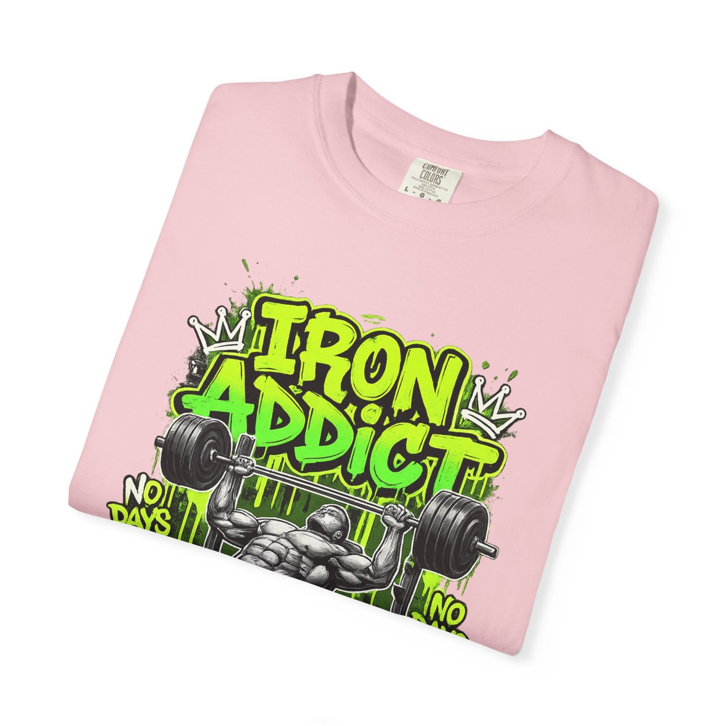 Iron Addict weightlifting graphic tee | T-Shirt