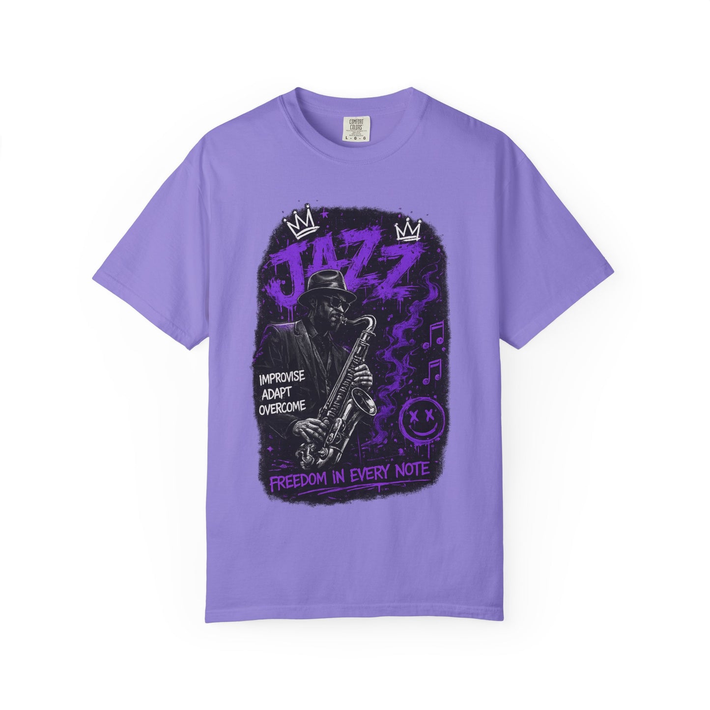 Jazz Saxophone T-Shirt — "Freedom in Every Note" Music Graphic Tee