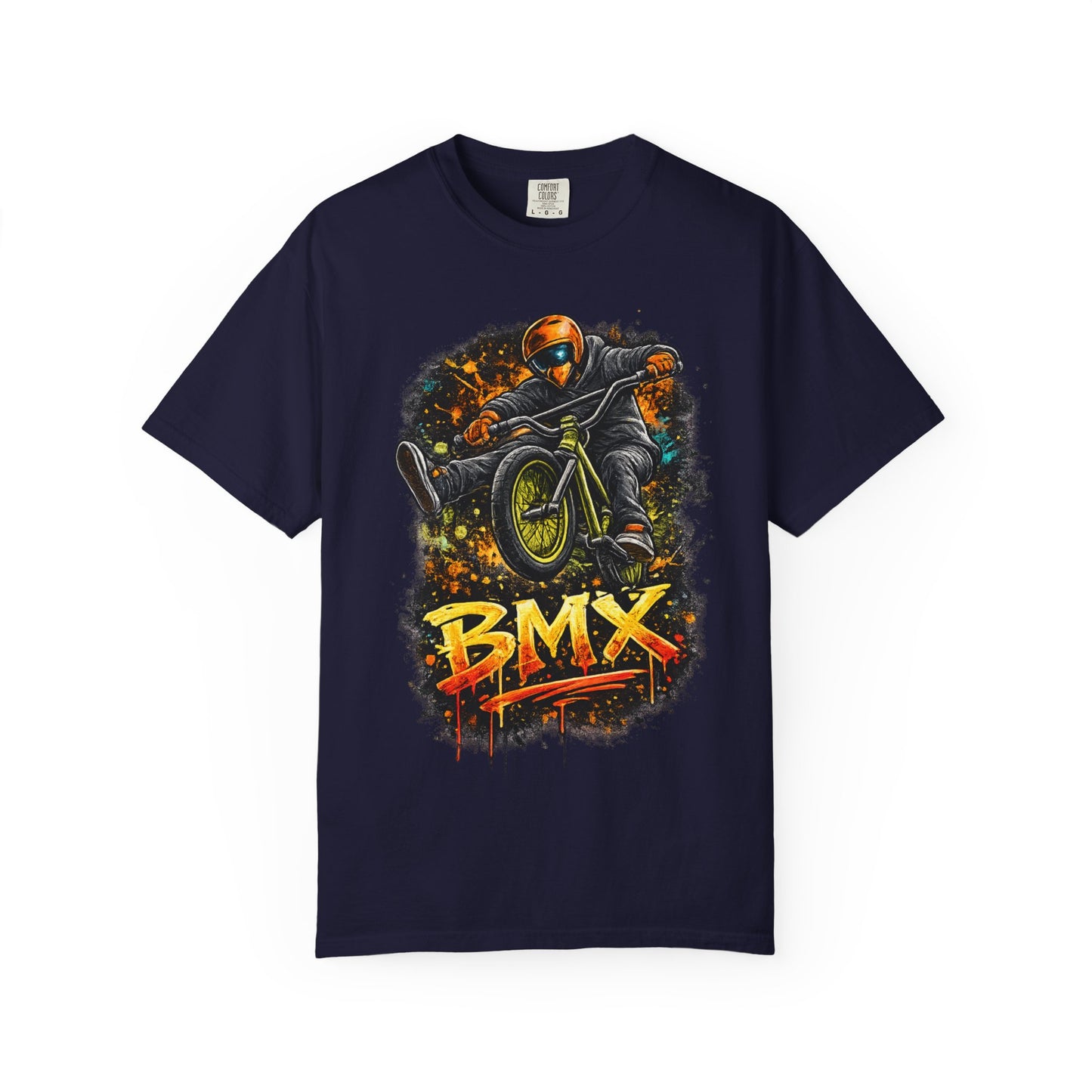 BMX Freestyle T-Shirt — Graphic BMX Rider Tee