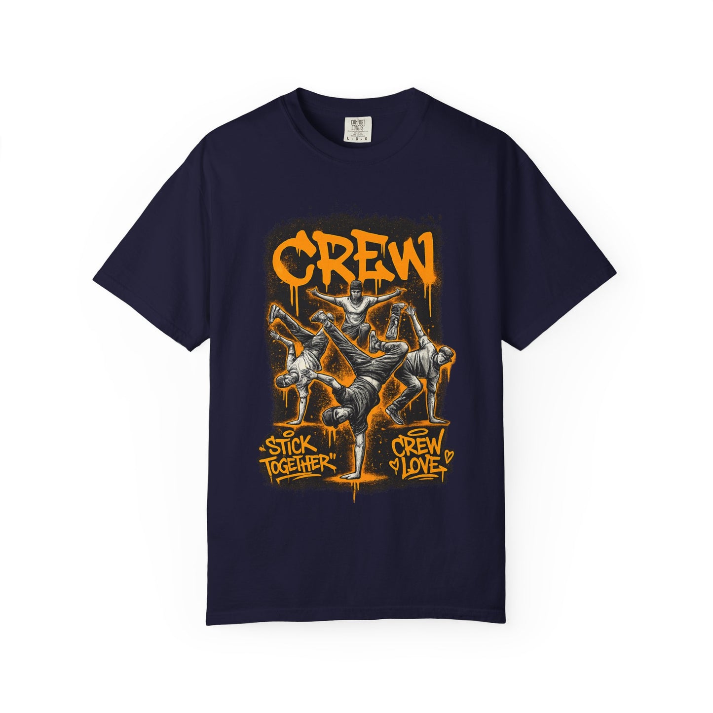 Crew Stick Together Graphic Tee — Skate Crew Vintage-Style Shirt