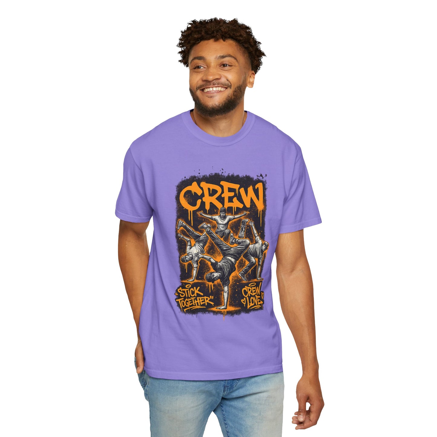 Crew Stick Together Graphic Tee — Skate Crew Vintage-Style Shirt
