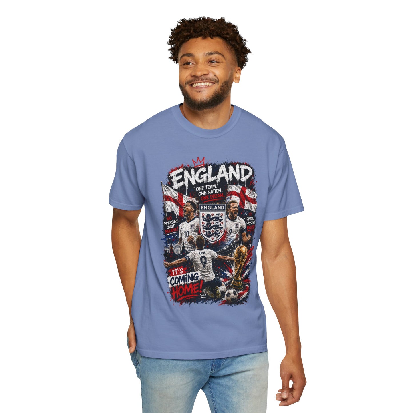 England Football Squad T-shirt | It’s Coming Home World Cup Soccer Tee