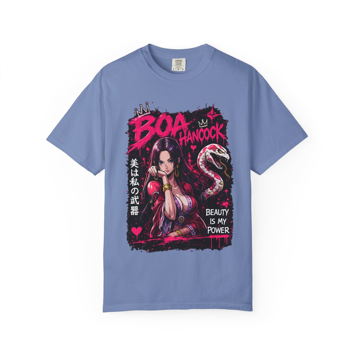 Boa Hancock Anime T-Shirt — "Beauty Is My Power" Graphic Tee