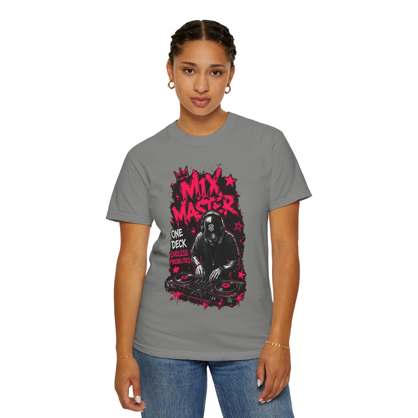 Mix Master DJ T-Shirt — Vintage Turntablist Graphic Tee