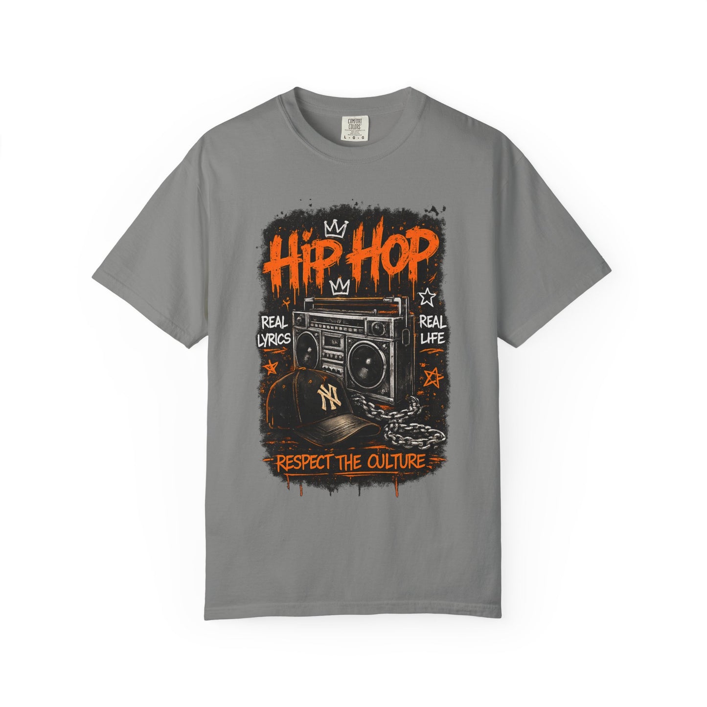 Hip Hop Boombox Respect the Culture T-shirt | Streetwear Music Tee