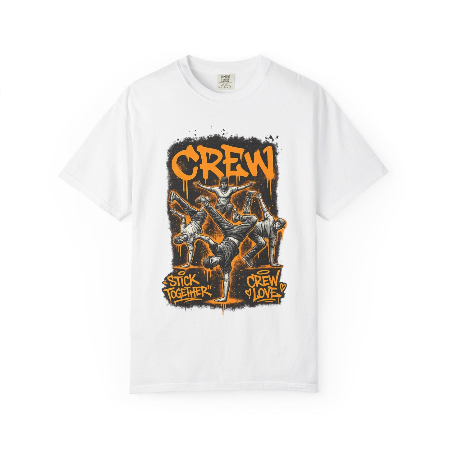 Crew Stick Together Graphic Tee — Skate Crew Vintage-Style Shirt