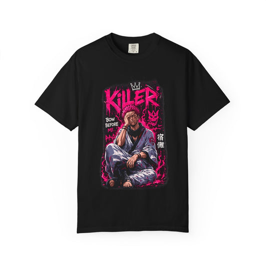 Killer Streetwear T-Shirt — 'Bow Before Me' Anime Graphic Tee