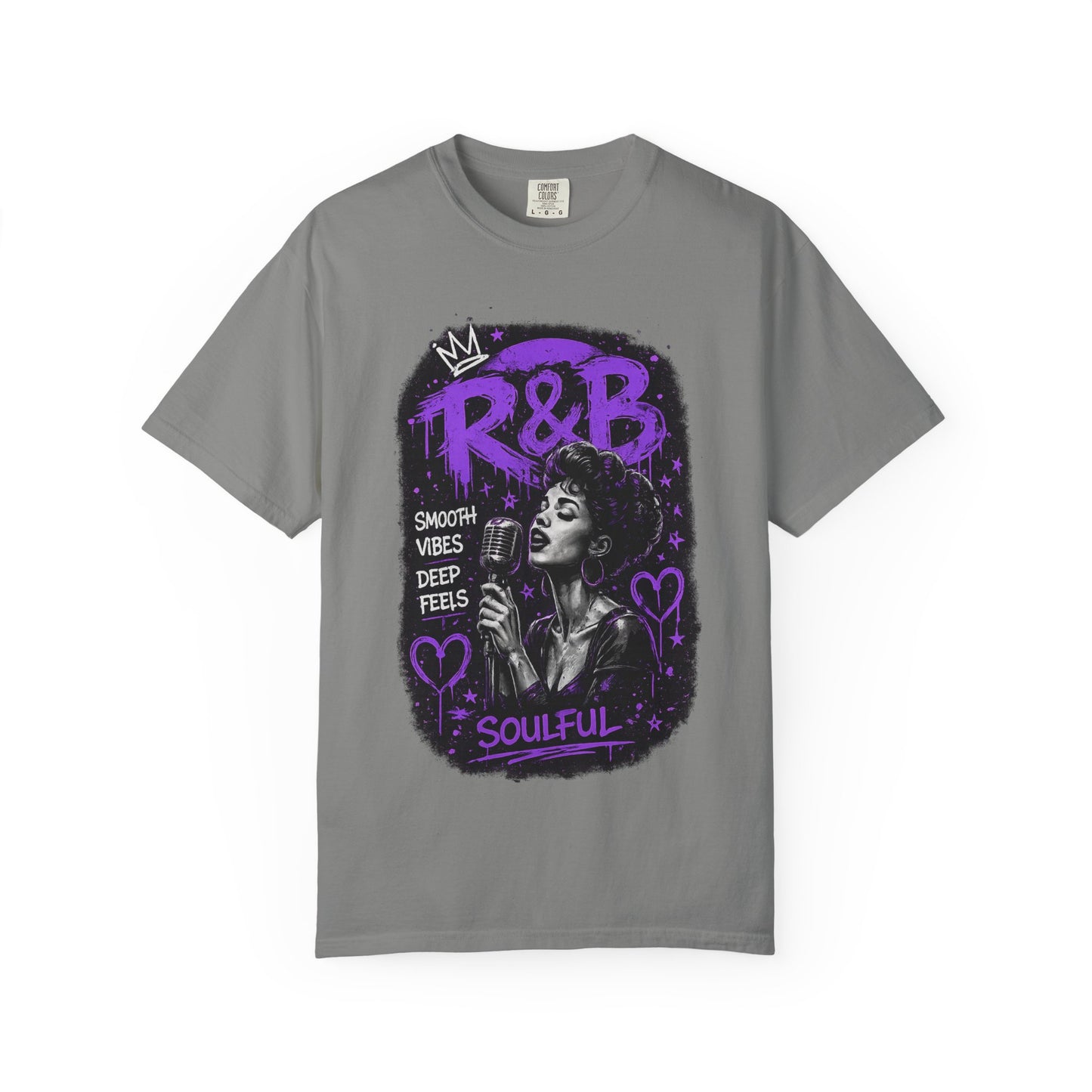 R&B Soulful Music Graphic T-Shirt — "Smooth Vibes, Deep Feels"