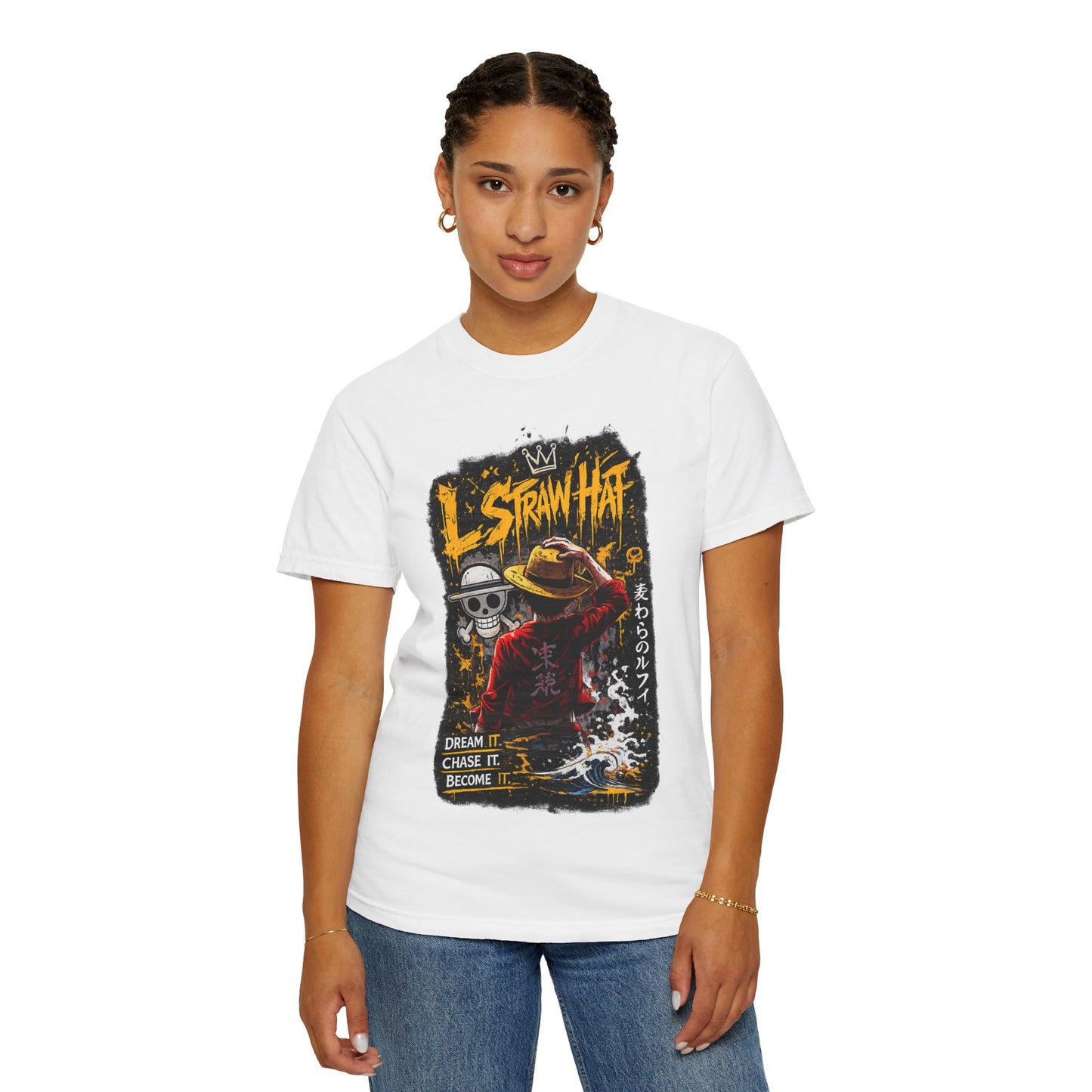 Straw Hat Crew Anime Graphic T-Shirt — "Dream It. Chase It. Become It."