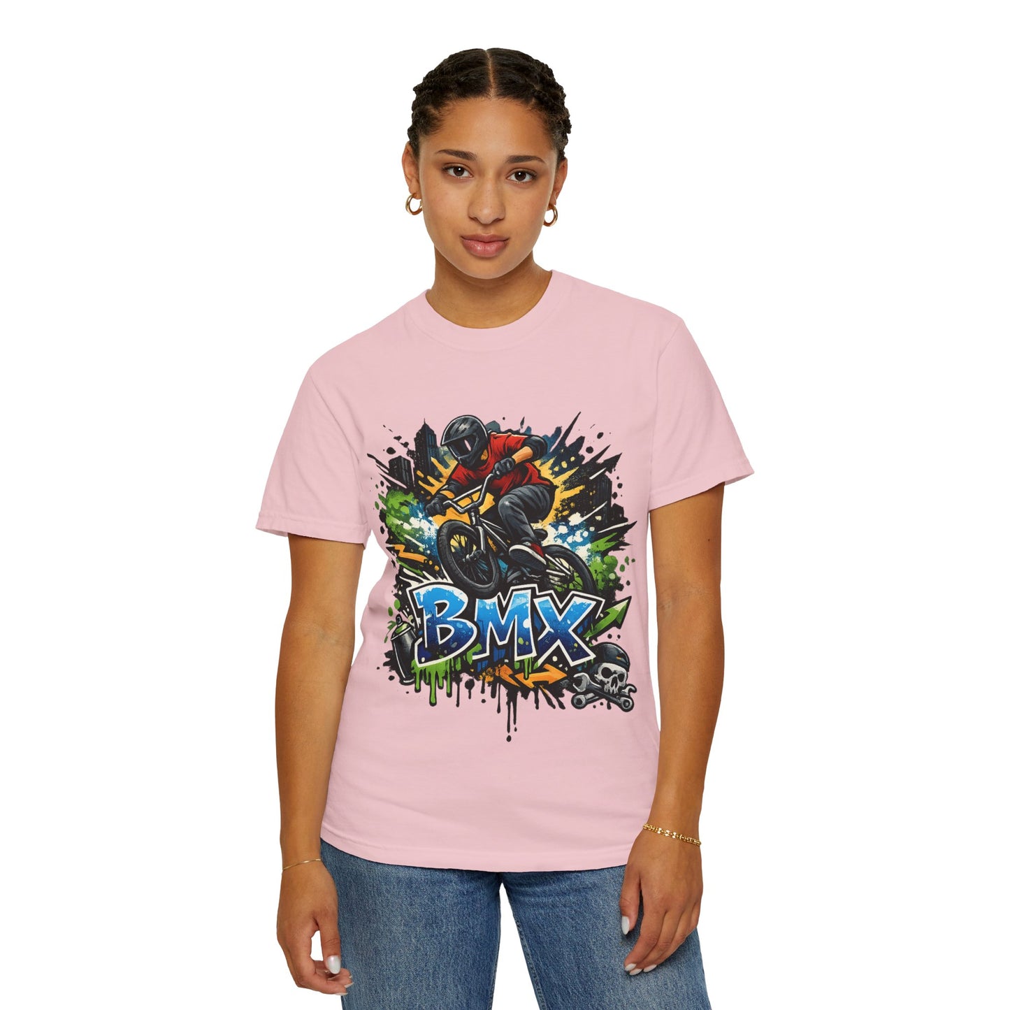 BMX Graffiti Rider T-Shirt — Extreme BMX Bike Tee