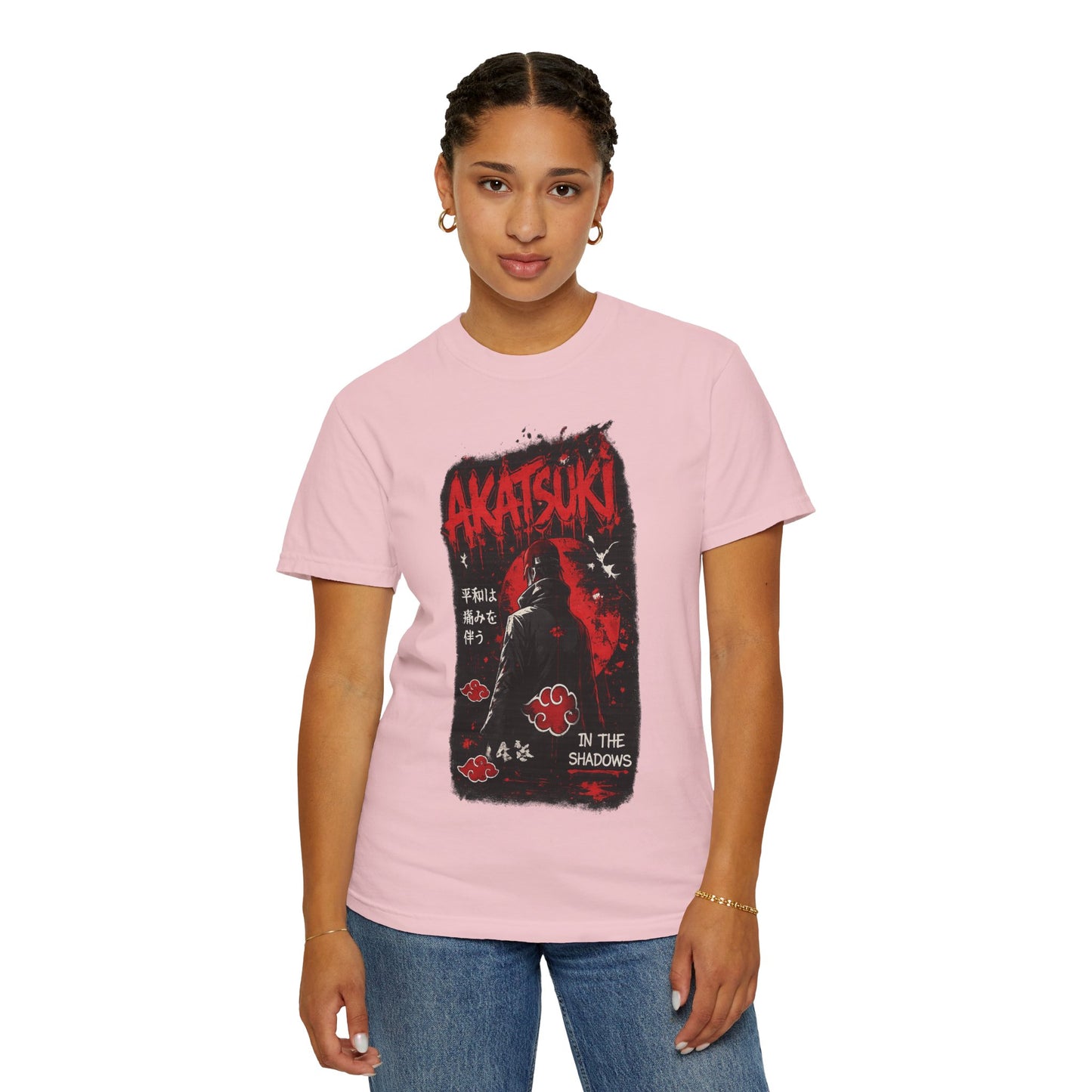 Akatsuki Graphic T-Shirt — Vintage Anime Rogue Clan Design