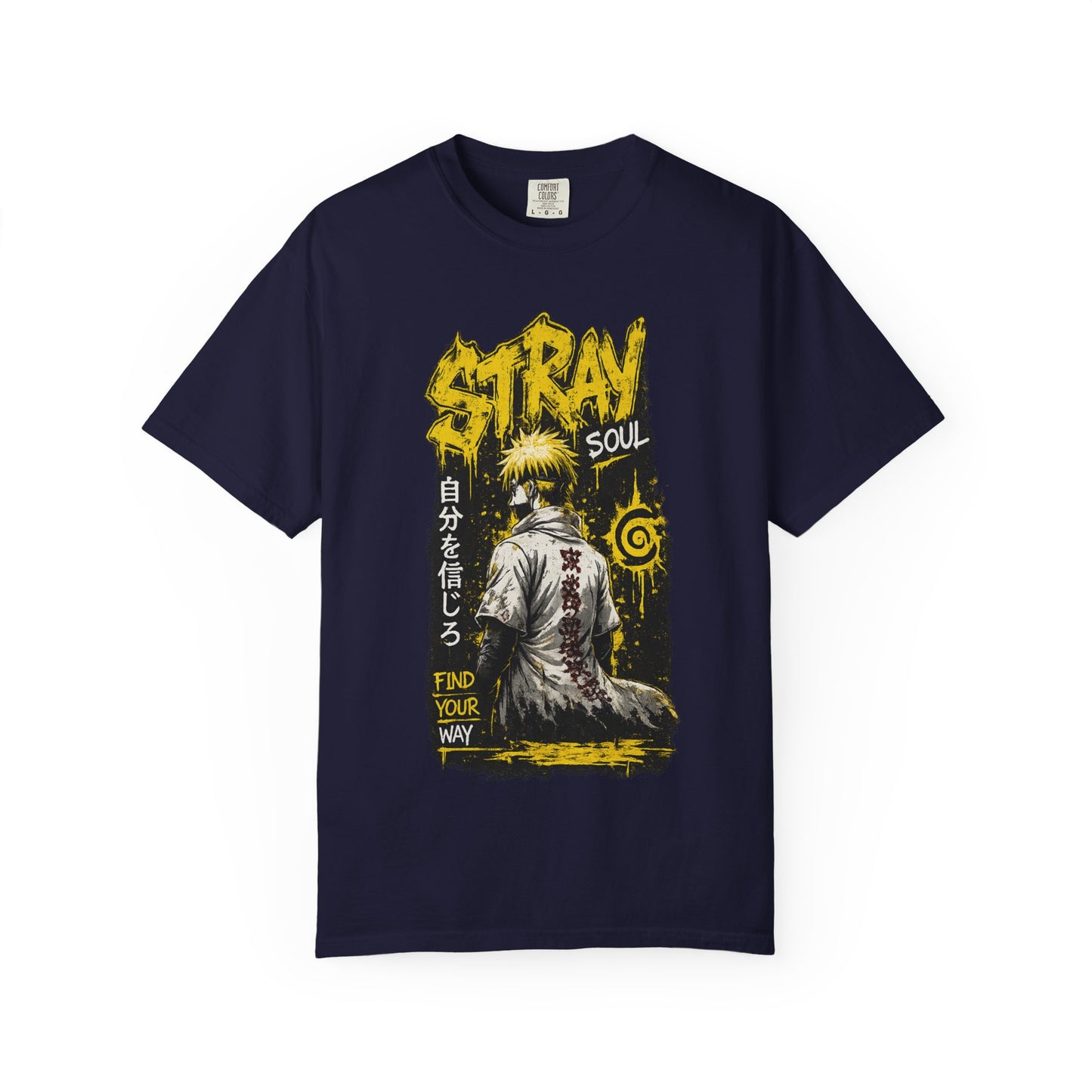 Stray Soul Graphic T-Shirt — Find Your Way Anime Streetwear
