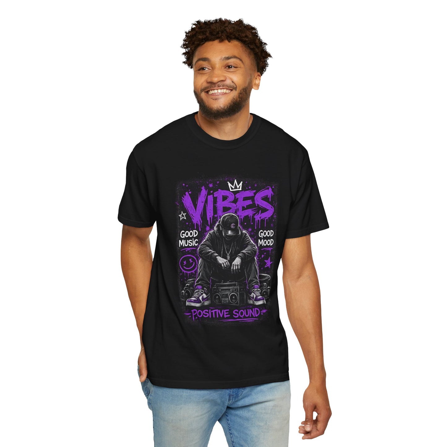 Vibes Graphic T-Shirt — Positive Sound Music Tee